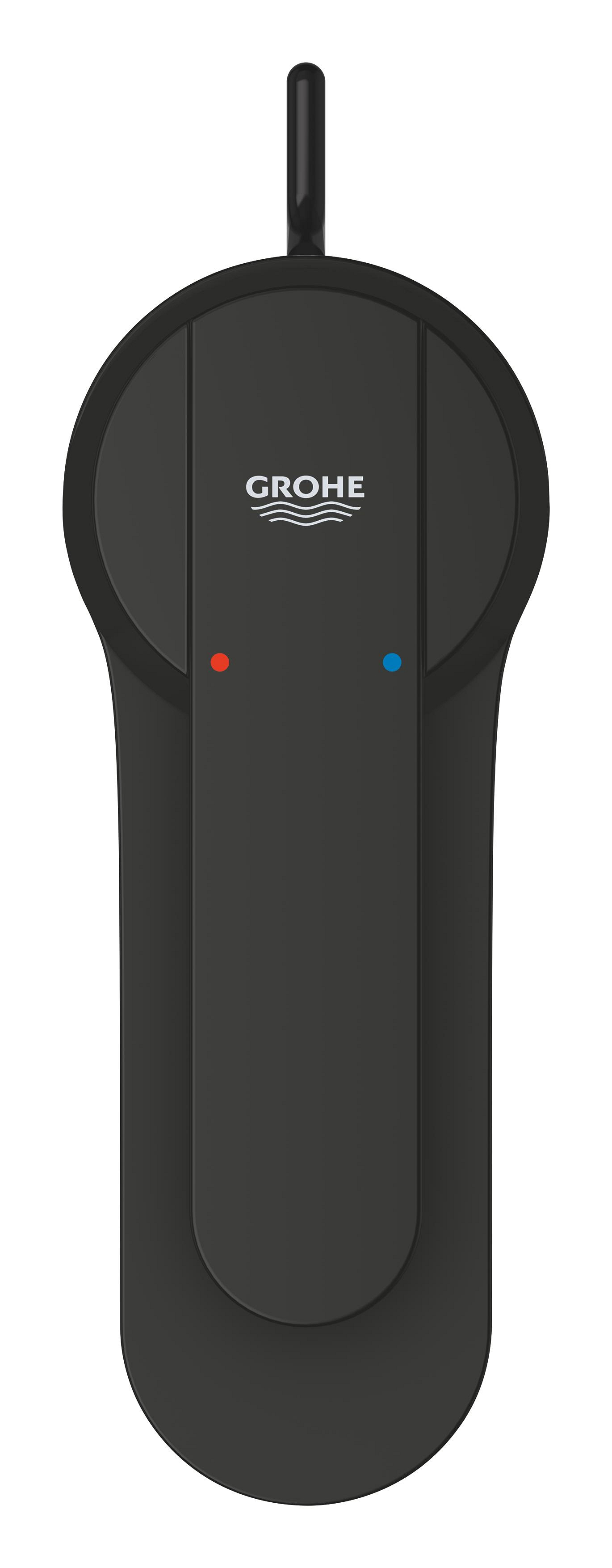 Baterie lavoar Grohe 328832430, Get, tip comanda monocomanda, marime s, tip instalare pe lavoar, negru [3]