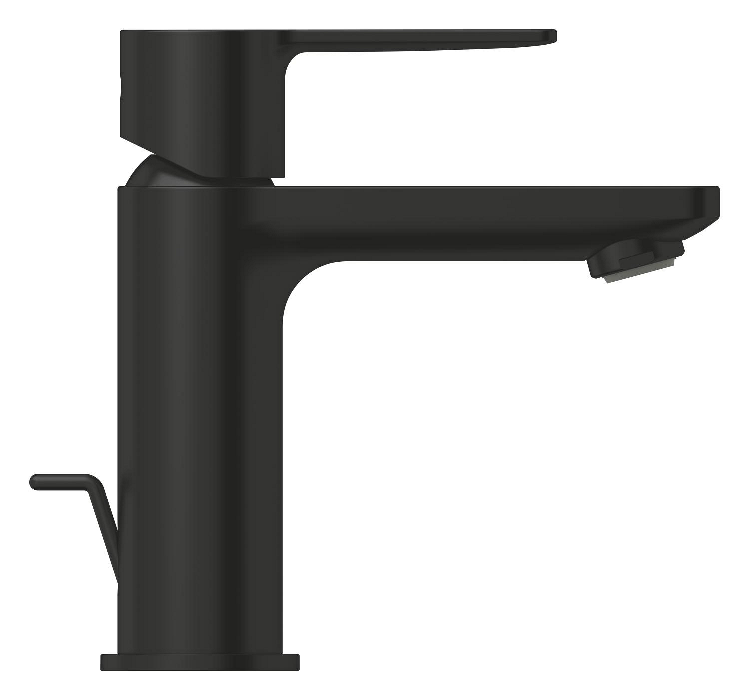 Baterie lavoar Grohe 237902431, Lineare, tip comanda monocomanda, marime s, tip instalare pe lavoar, negru [3]