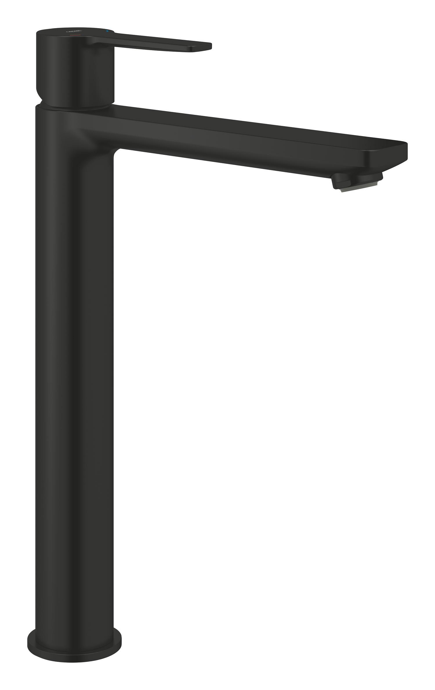 Baterie lavoar Grohe 234052431, Lineare, tip comanda monocomanda, marime xl, tip instalare pe blat, negru [1]