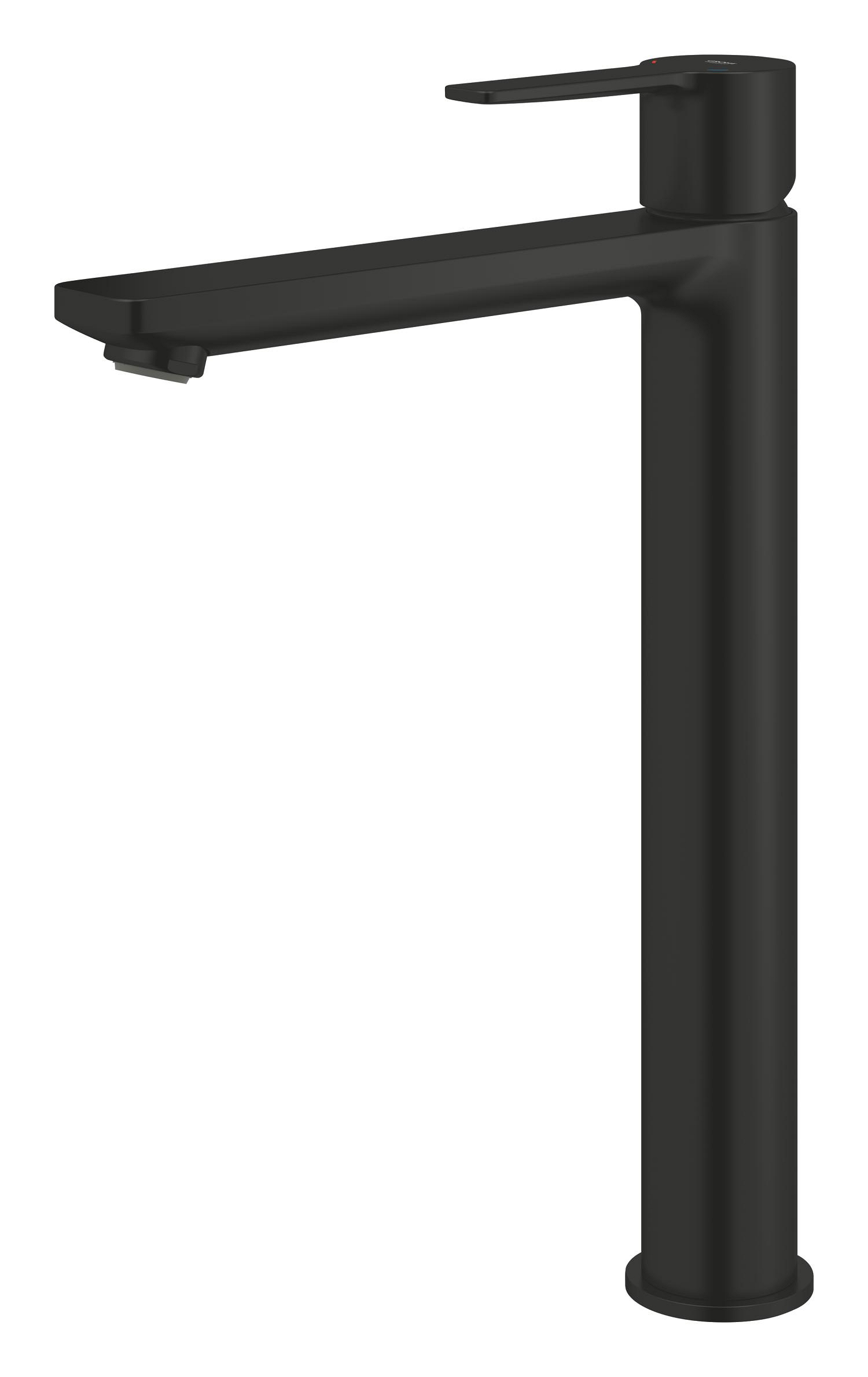 Baterie lavoar Grohe 234052431, Lineare, tip comanda monocomanda, marime xl, tip instalare pe blat, negru [3]