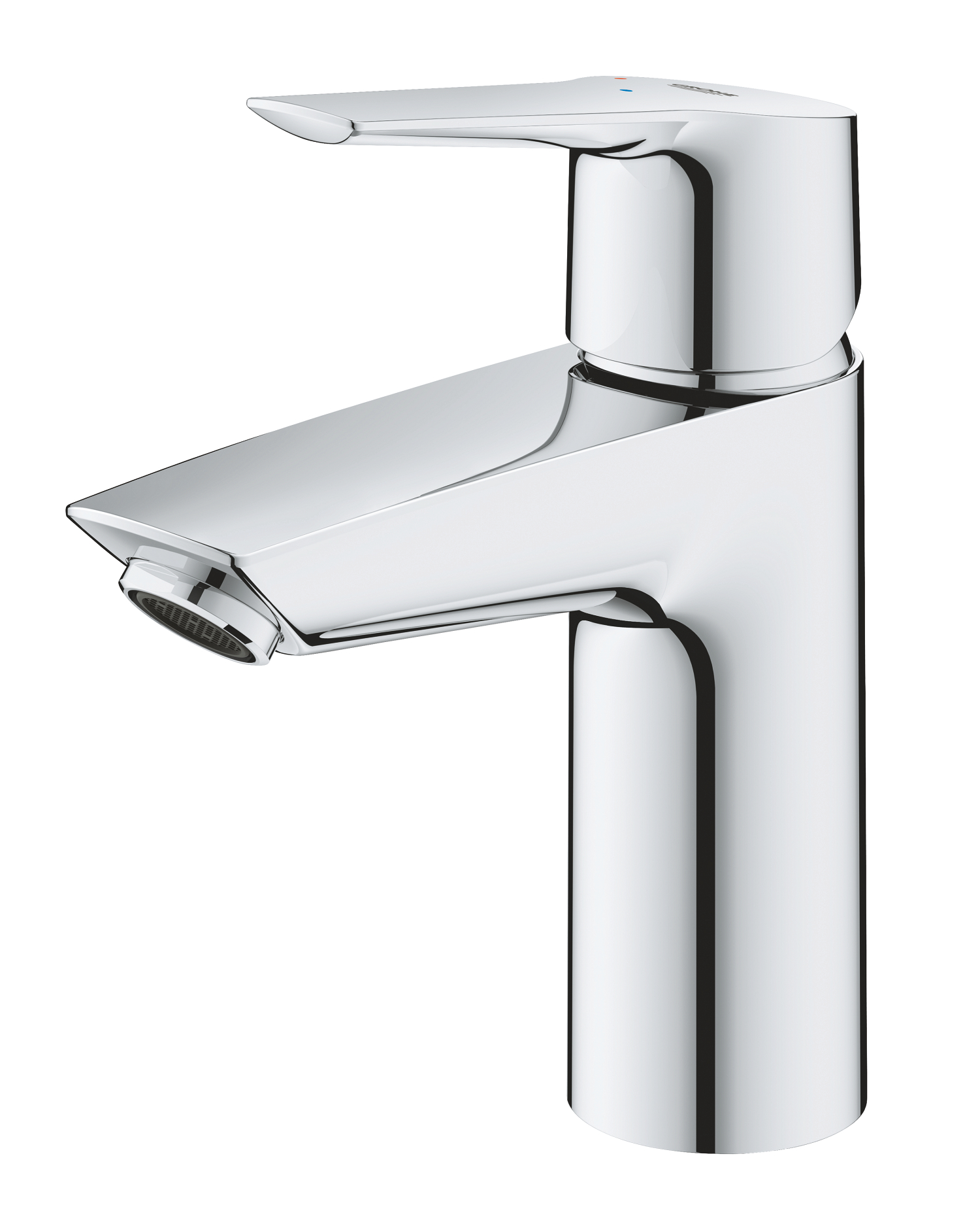 Baterie lavoar Grohe 23551002, Start, tip comanda monocomanda, tip instalare pe lavoar, pe blat, crom [2]