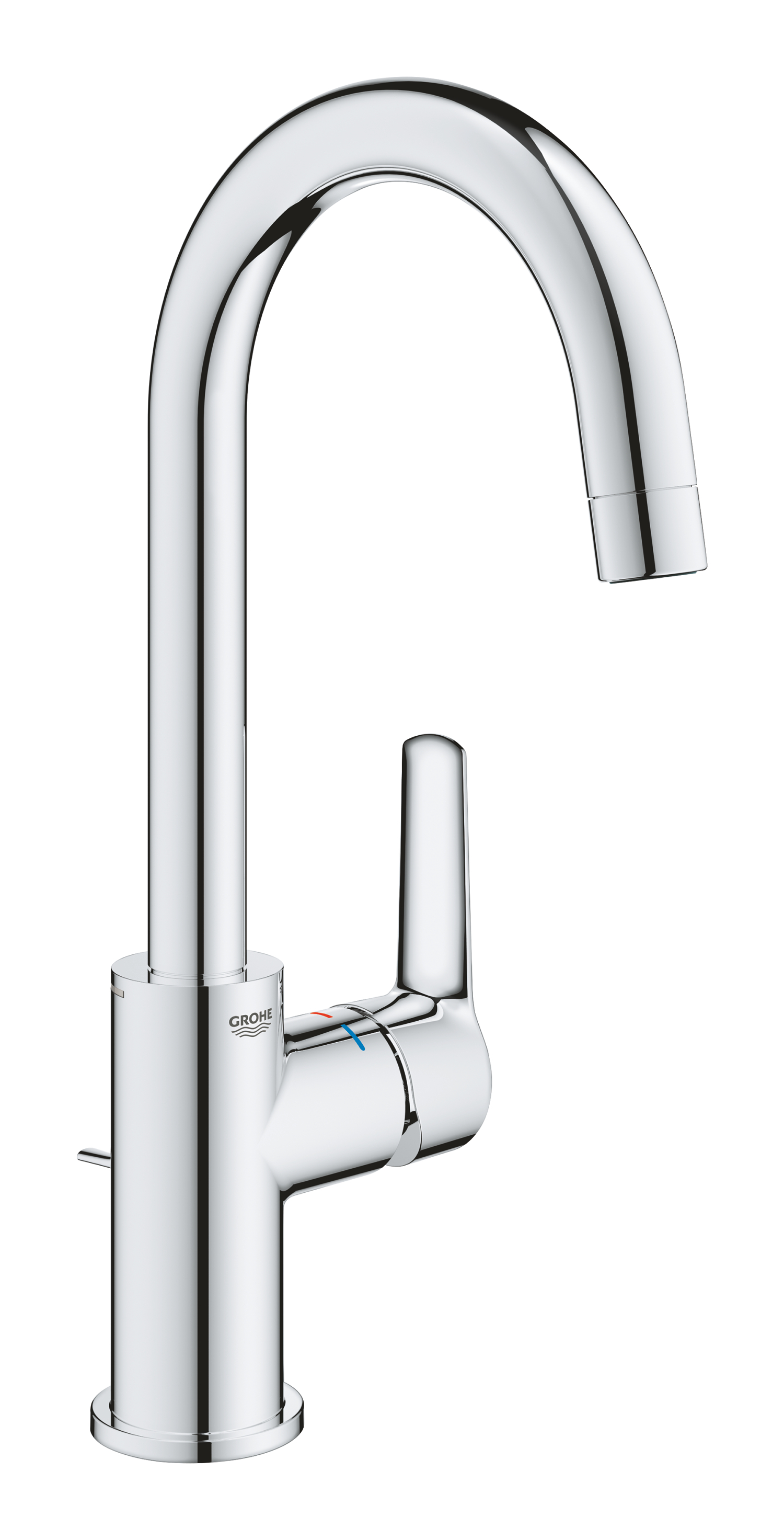 Baterii sanitare - Baterie lavoar Grohe 23554002, Start, tip comanda monocomanda, tip instalare pe blat, pe lavoar, crom