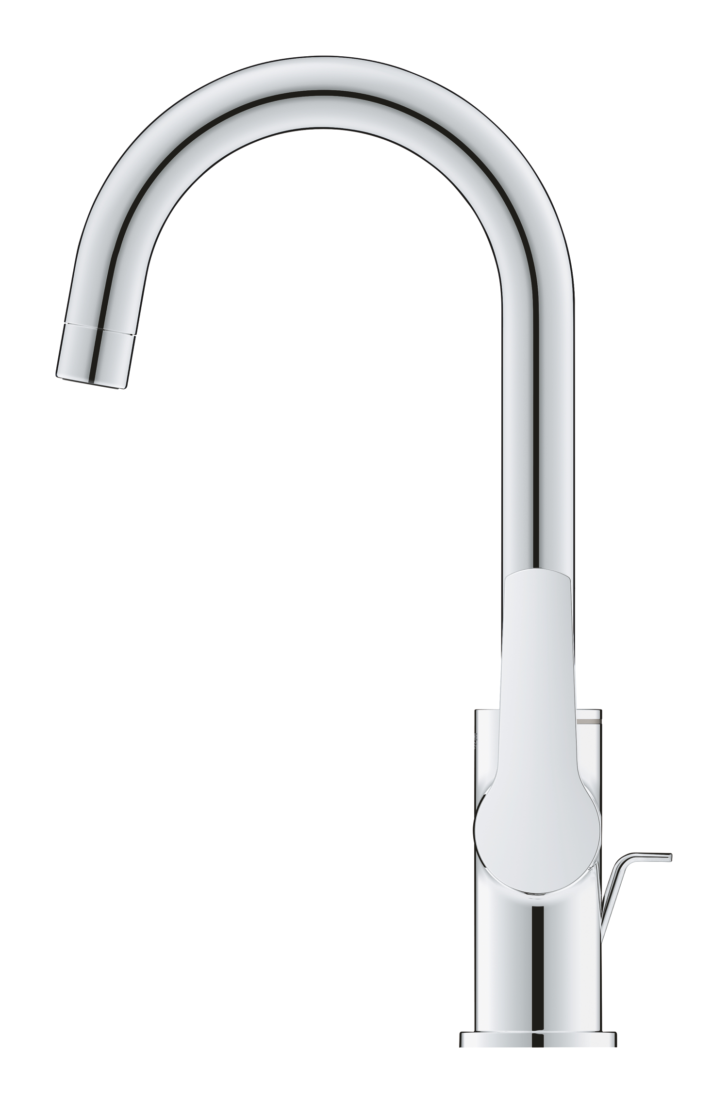 Baterie lavoar Grohe 23554002, Start, tip comanda monocomanda, tip instalare pe blat, pe lavoar, crom [1]
