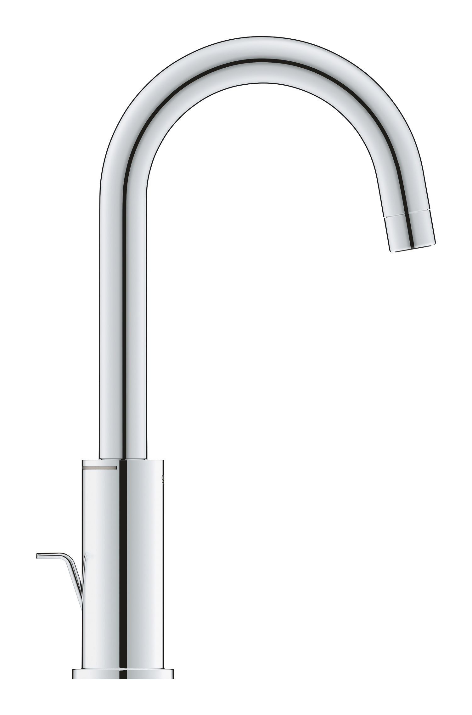 Baterie lavoar Grohe 24203002, Start, tip comanda monocomanda, tip instalare pe blat, marime l, crom [2]
