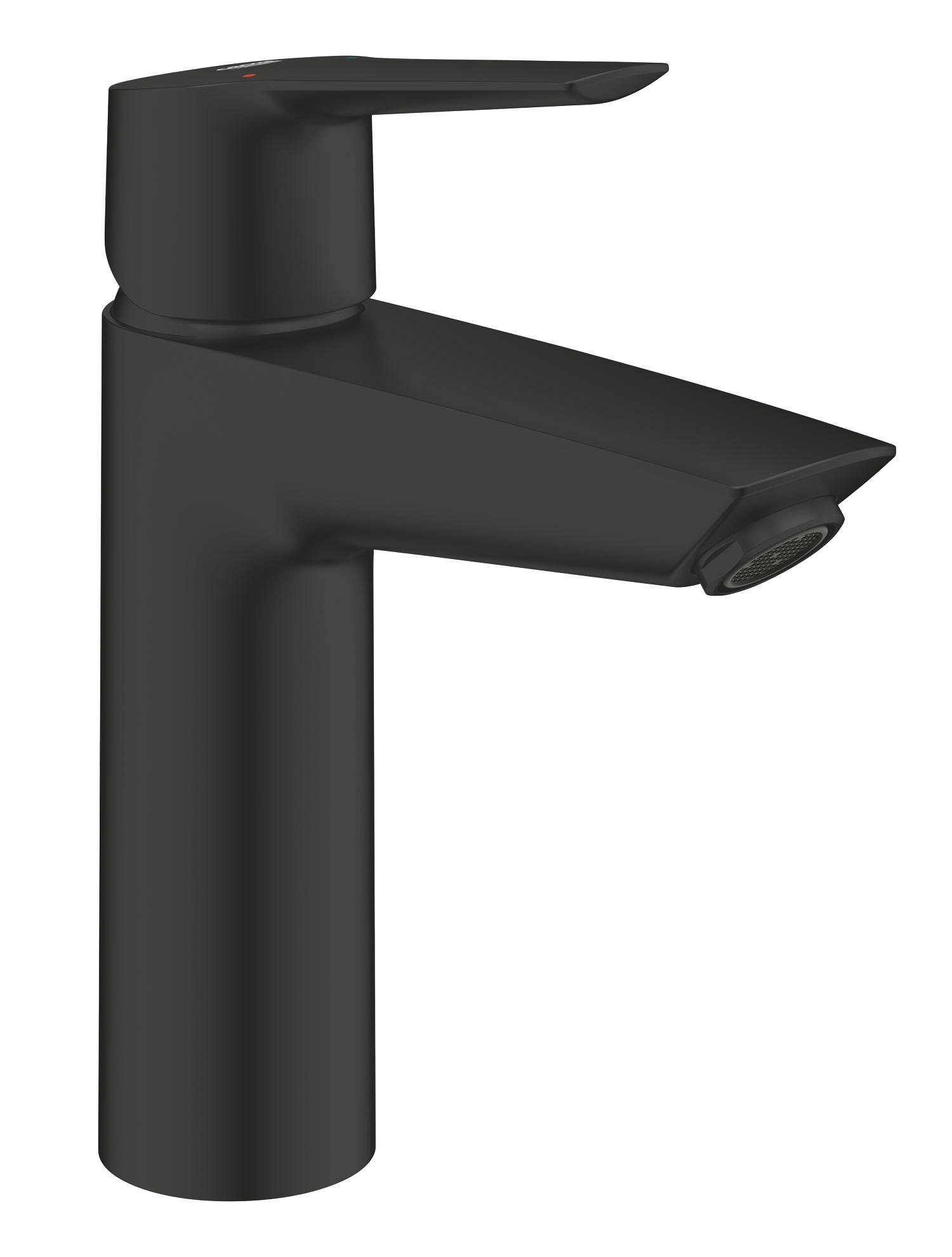 Baterii sanitare - Baterie lavoar Grohe 242042432, Start, tip comanda monocomanda, tip instalare pe lavoar, marime m, negru