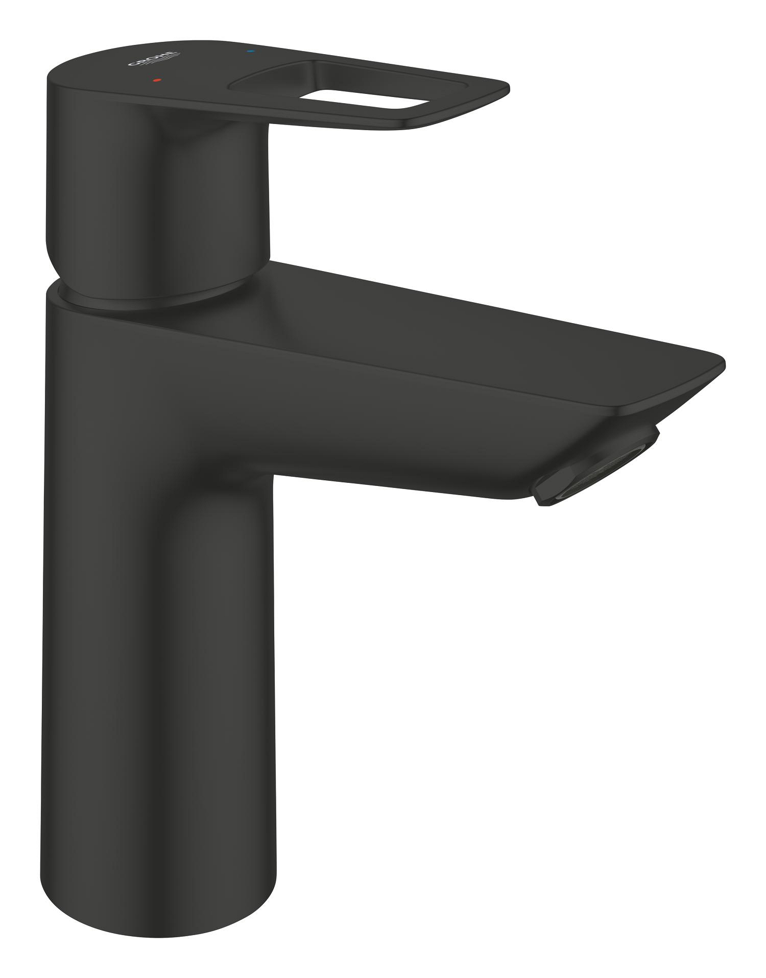 Baterii sanitare - Baterie lavoar Grohe 237792431, StartLoop, tip comanda monocomanda, marime m, tip instalare pe blat, pe lavoar, negru