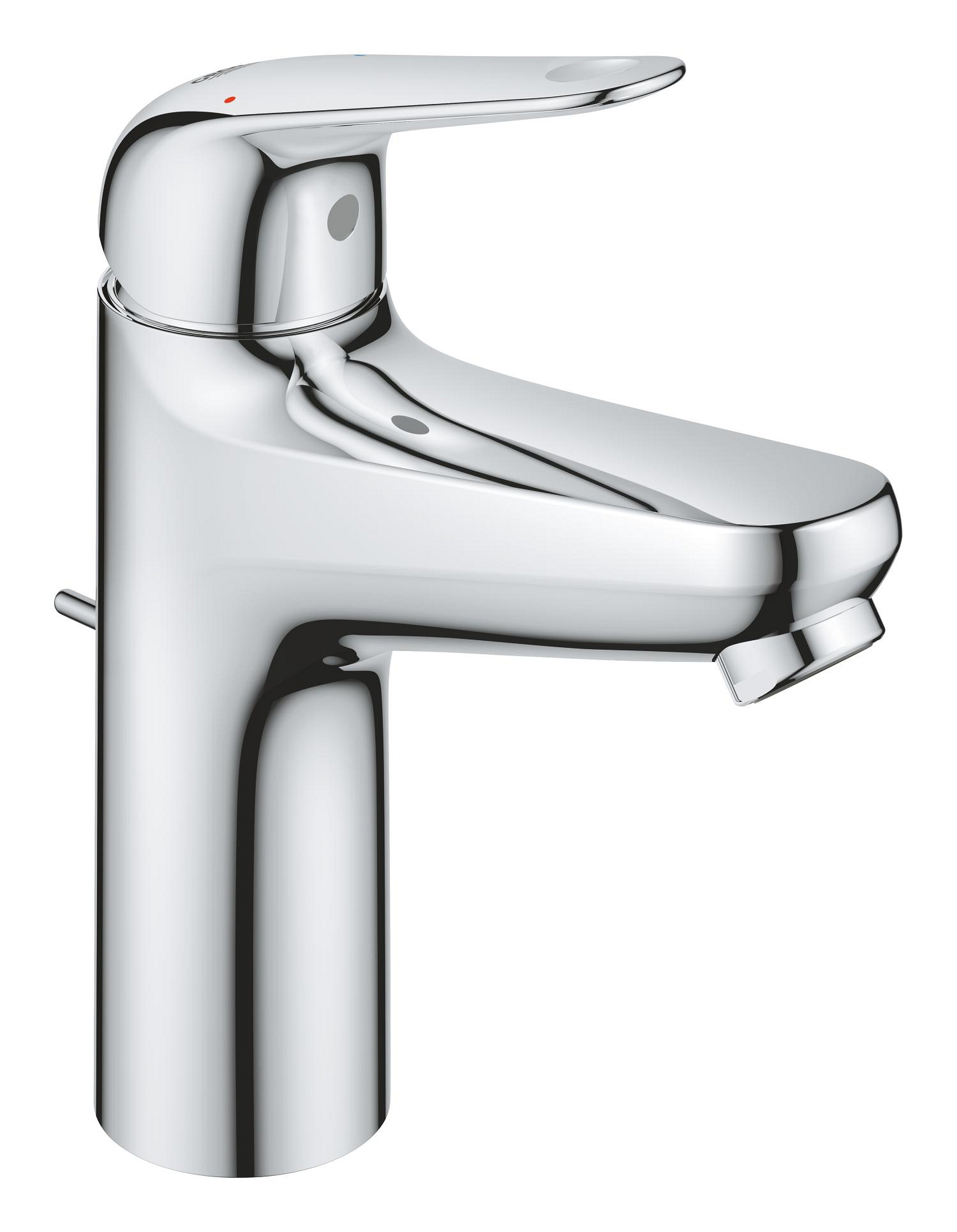 Baterii sanitare - Baterie lavoar Grohe 24325001, Swift, tip comanda monocomanda, tip instalare pe lavoar, pe blat, crom