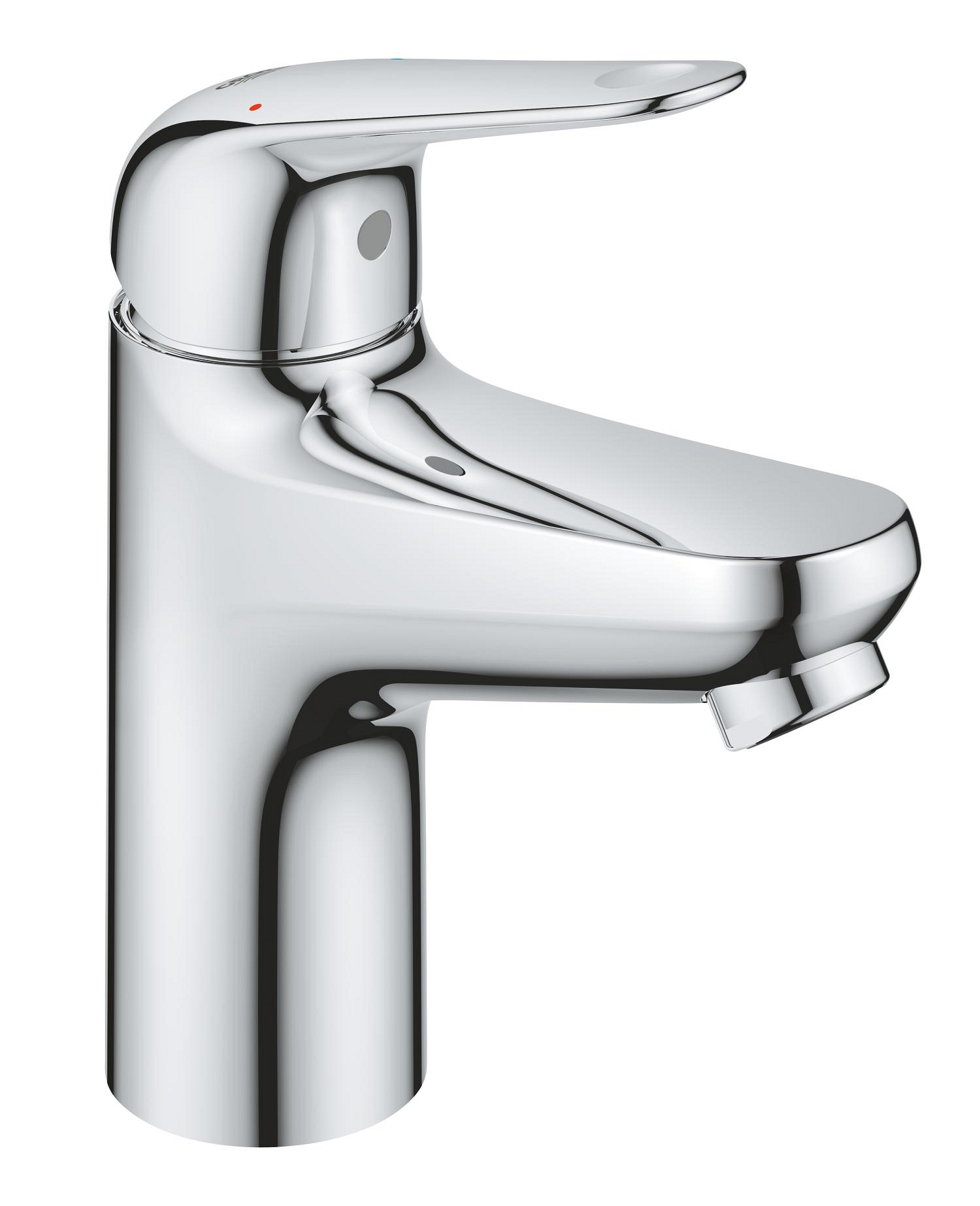 Baterii sanitare - Baterie lavoar Grohe 24318001, Swift, tip comanda monocomanda, tip instalare pe lavoar, marime s, crom