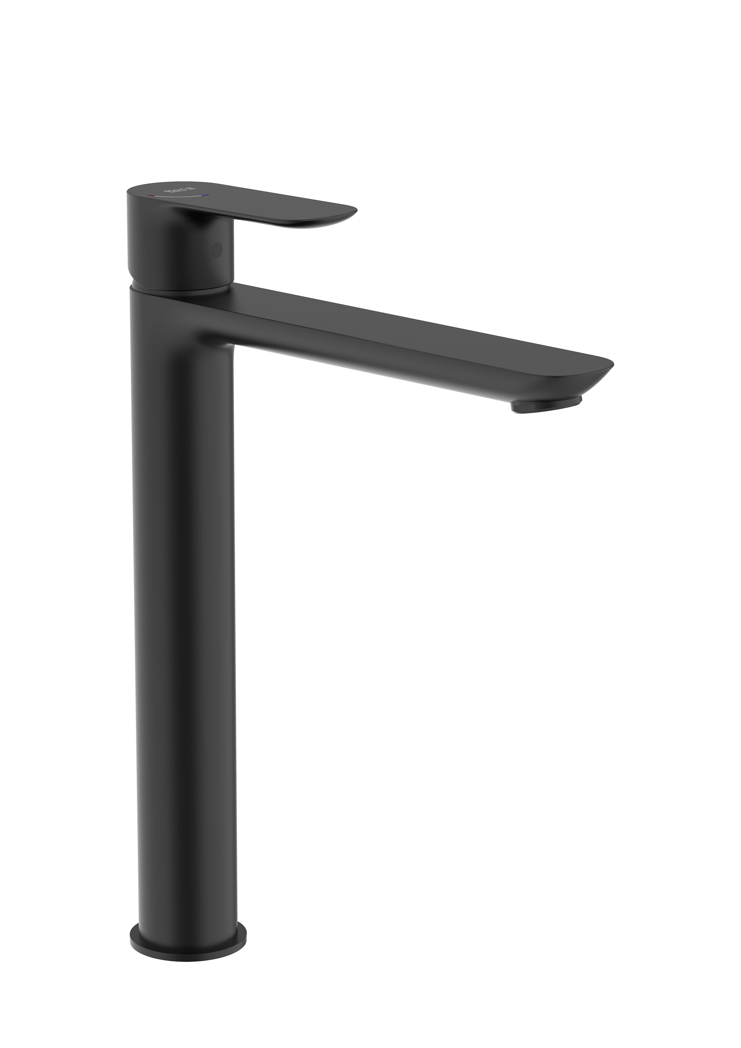 Baterii sanitare - Baterie lavoar Roca A5A346ENB0, Cala, tip comanda monocomanda, marime xl, tip instalare pe blat, negru
