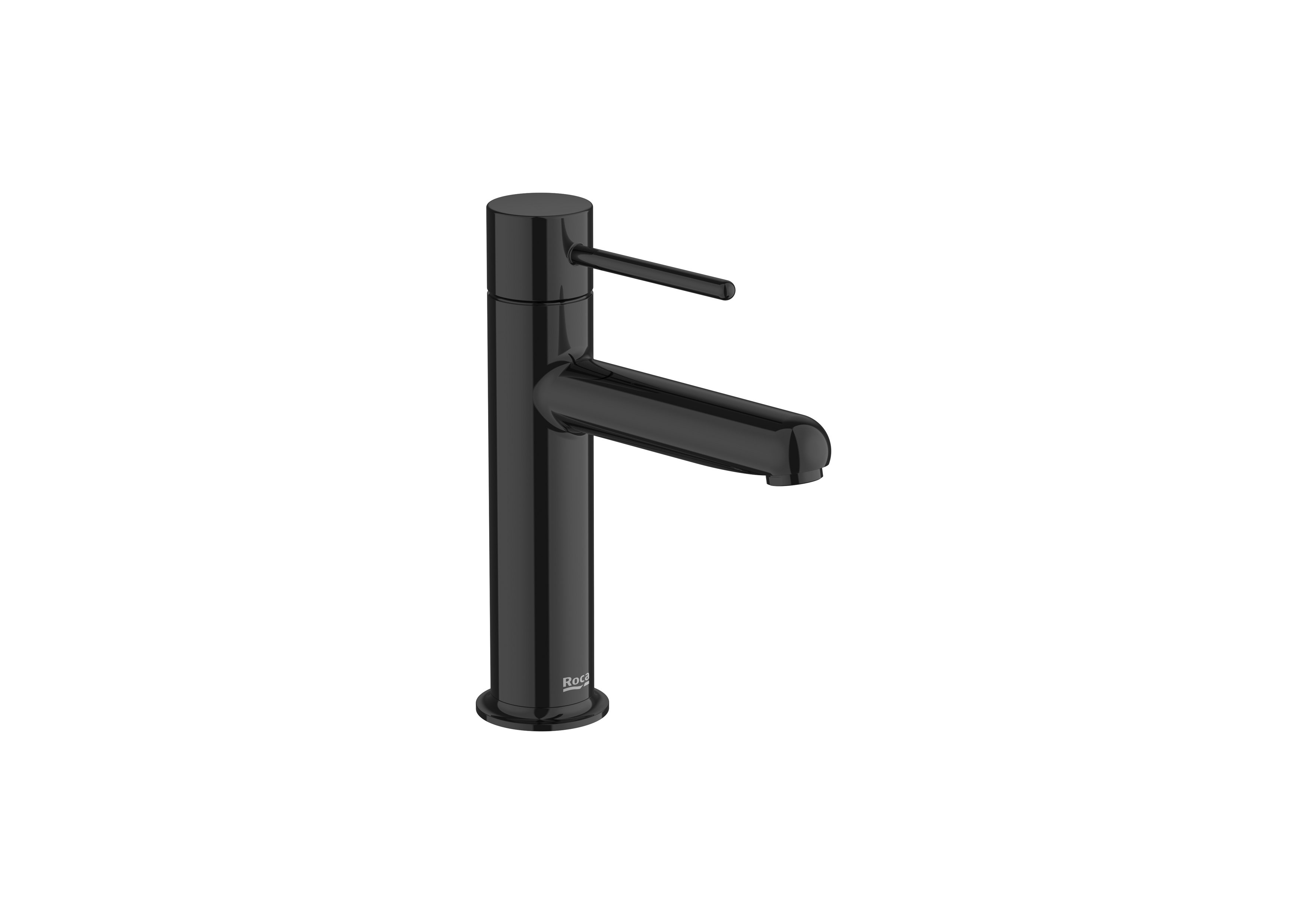 Baterii sanitare - Baterie lavoar Roca A5A323FCN0, NU, tip comanda monocomanda, marime m, tip instalare pe lavoar, negru