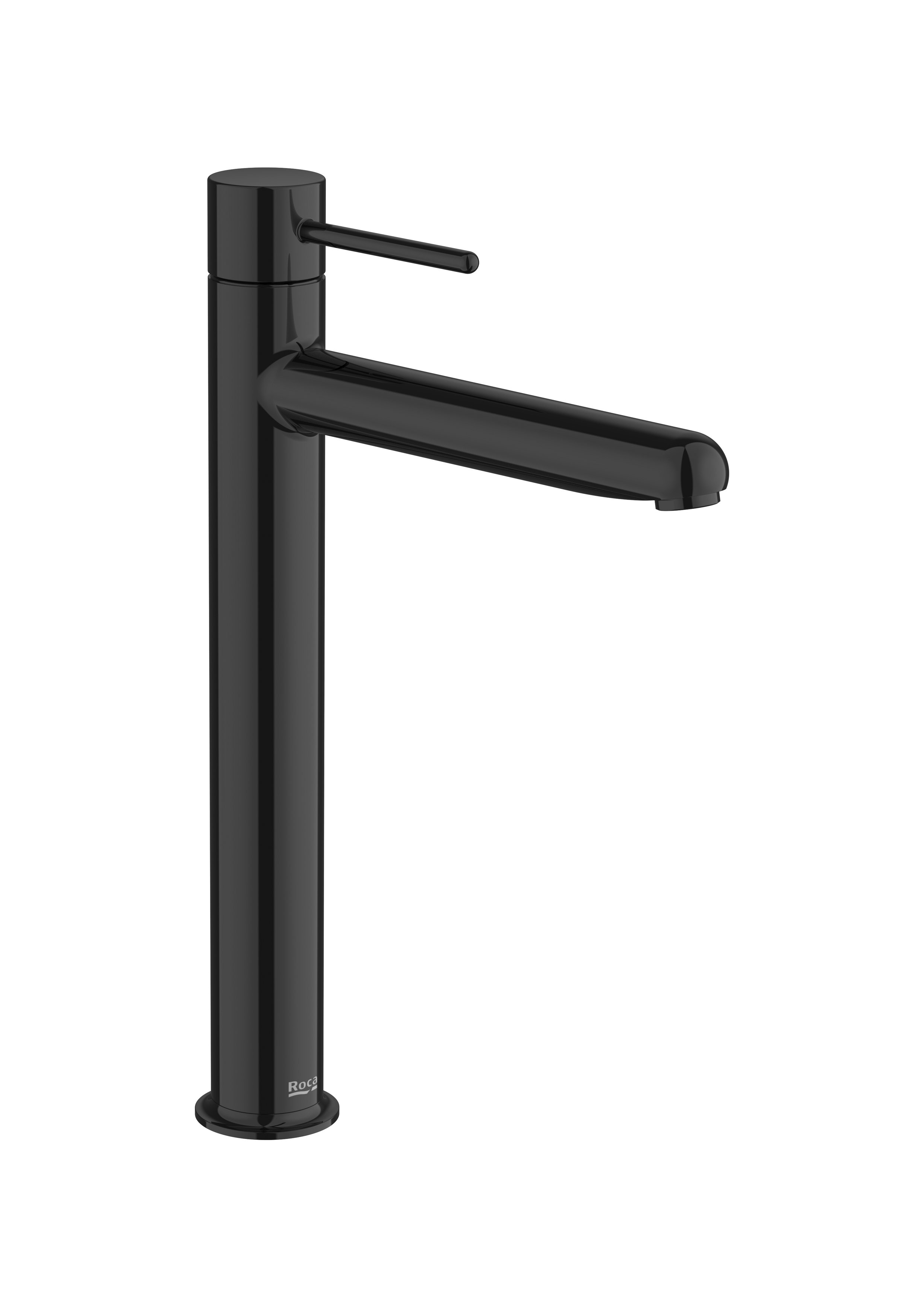 Baterii sanitare - Baterie lavoar Roca A5A343FCN0, NU, tip comanda monocomanda, marime xl, tip instalare pe blat, negru