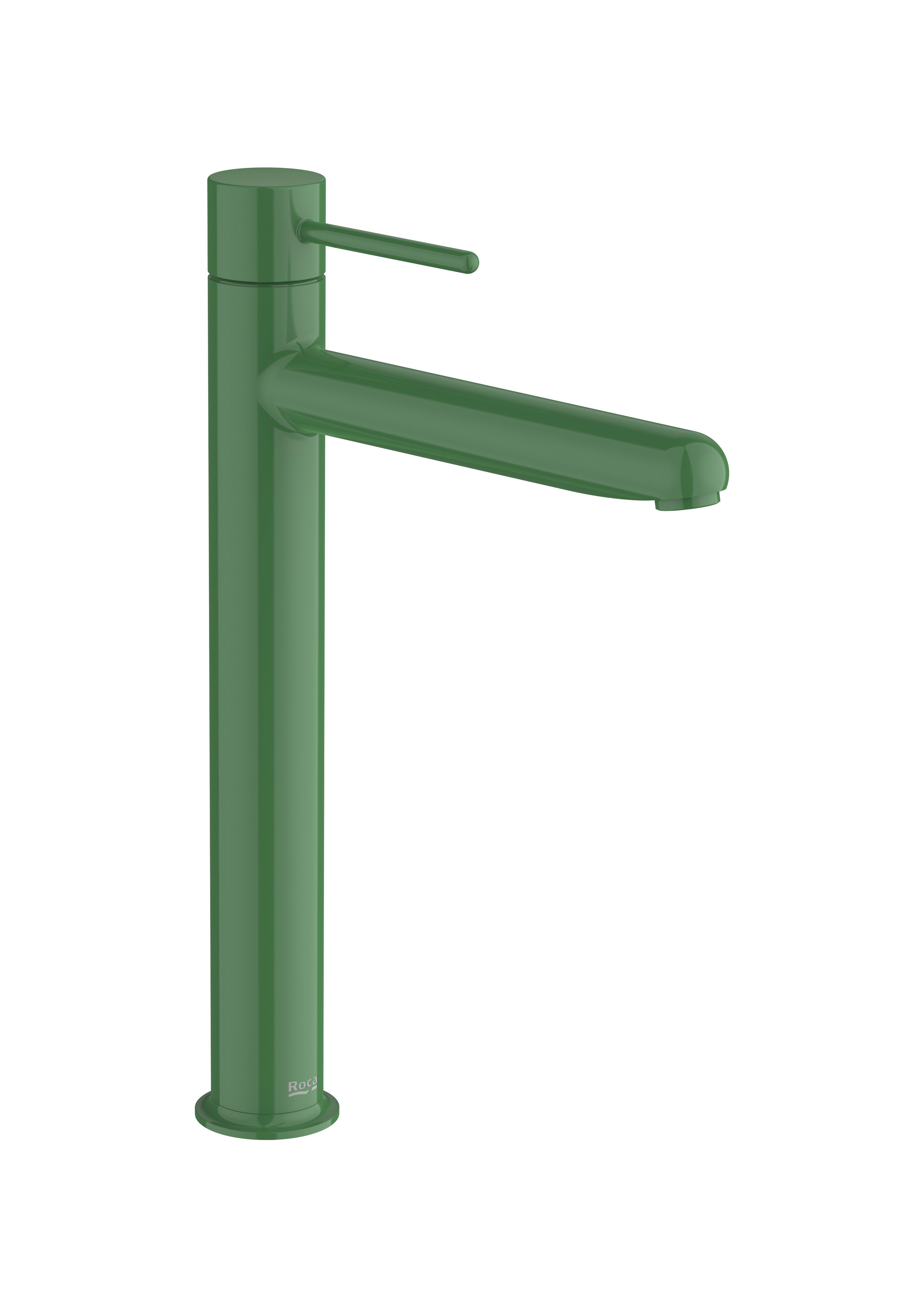 Baterii sanitare - Baterie lavoar Roca A5A343FP20, NU, tip comanda monocomanda, marime xl, tip instalare pe blat, verde
