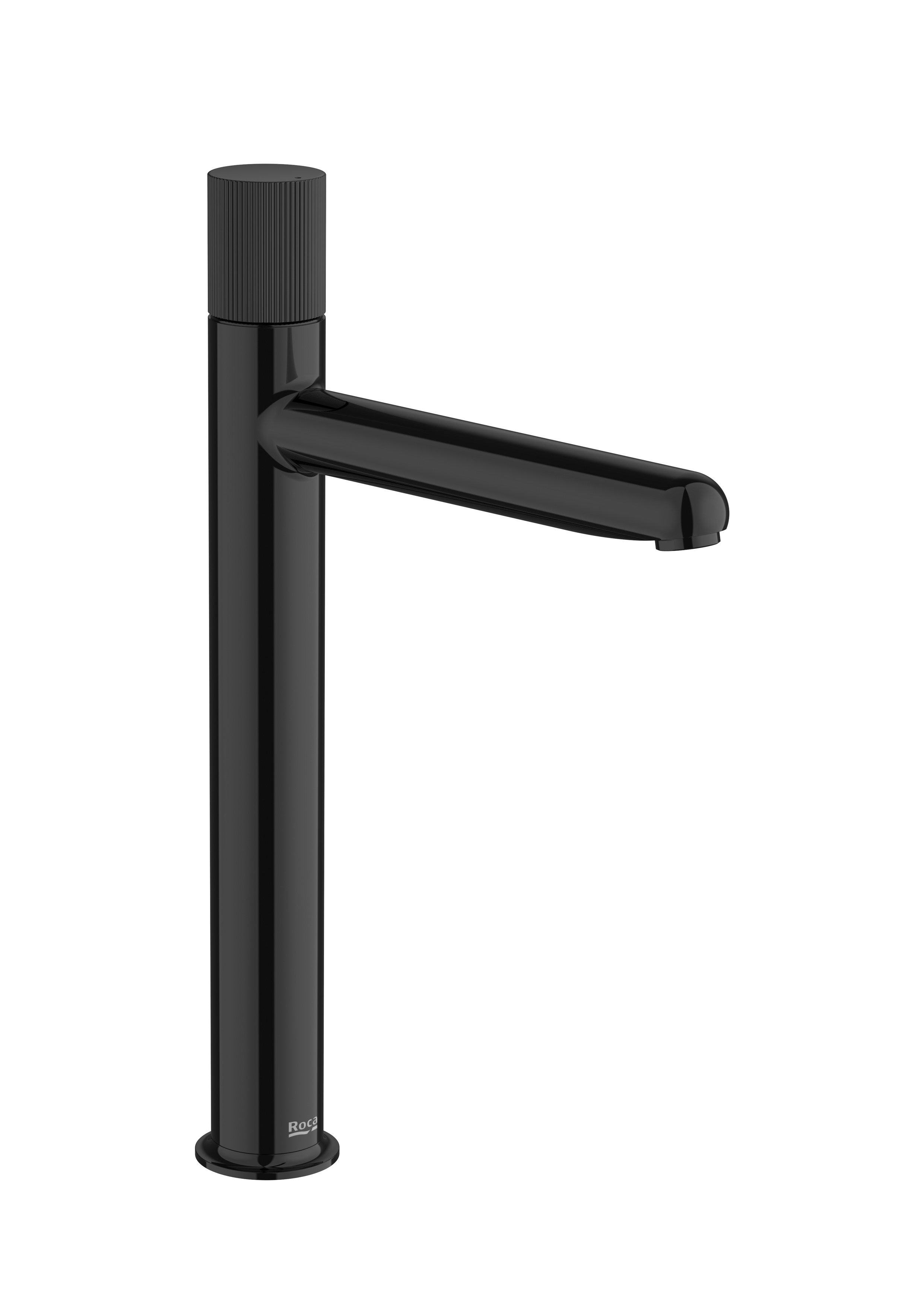Baterii sanitare - Baterie lavoar Roca A5A3C3FCN0, NU, tip comanda monocomanda, marime xl, tip instalare pe blat, negru