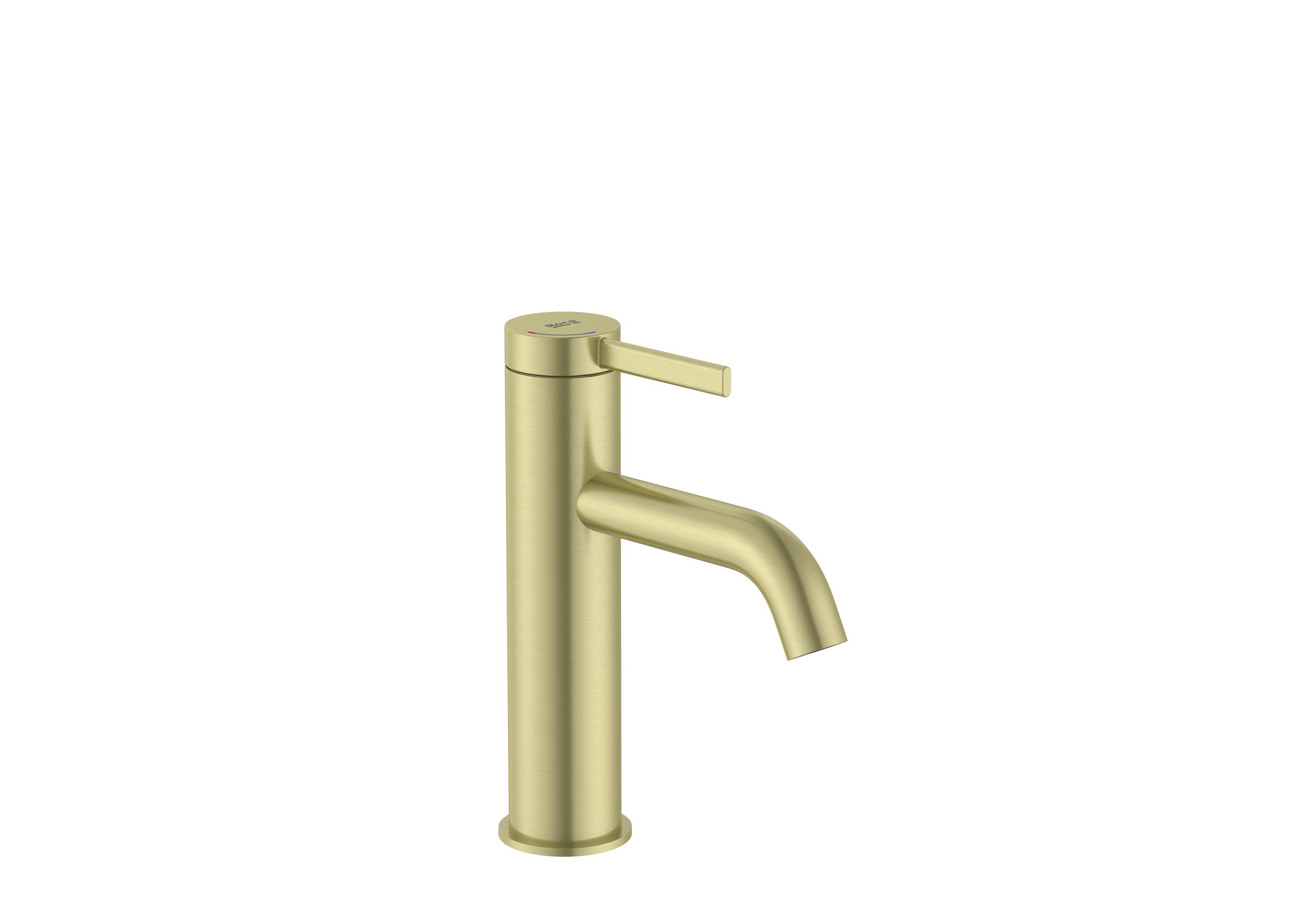 Baterii sanitare - Baterie lavoar Roca A5A3A9EVA0, ONA, tip comanda monocomanda, marime m, tip instalare pe lavoar, auriu