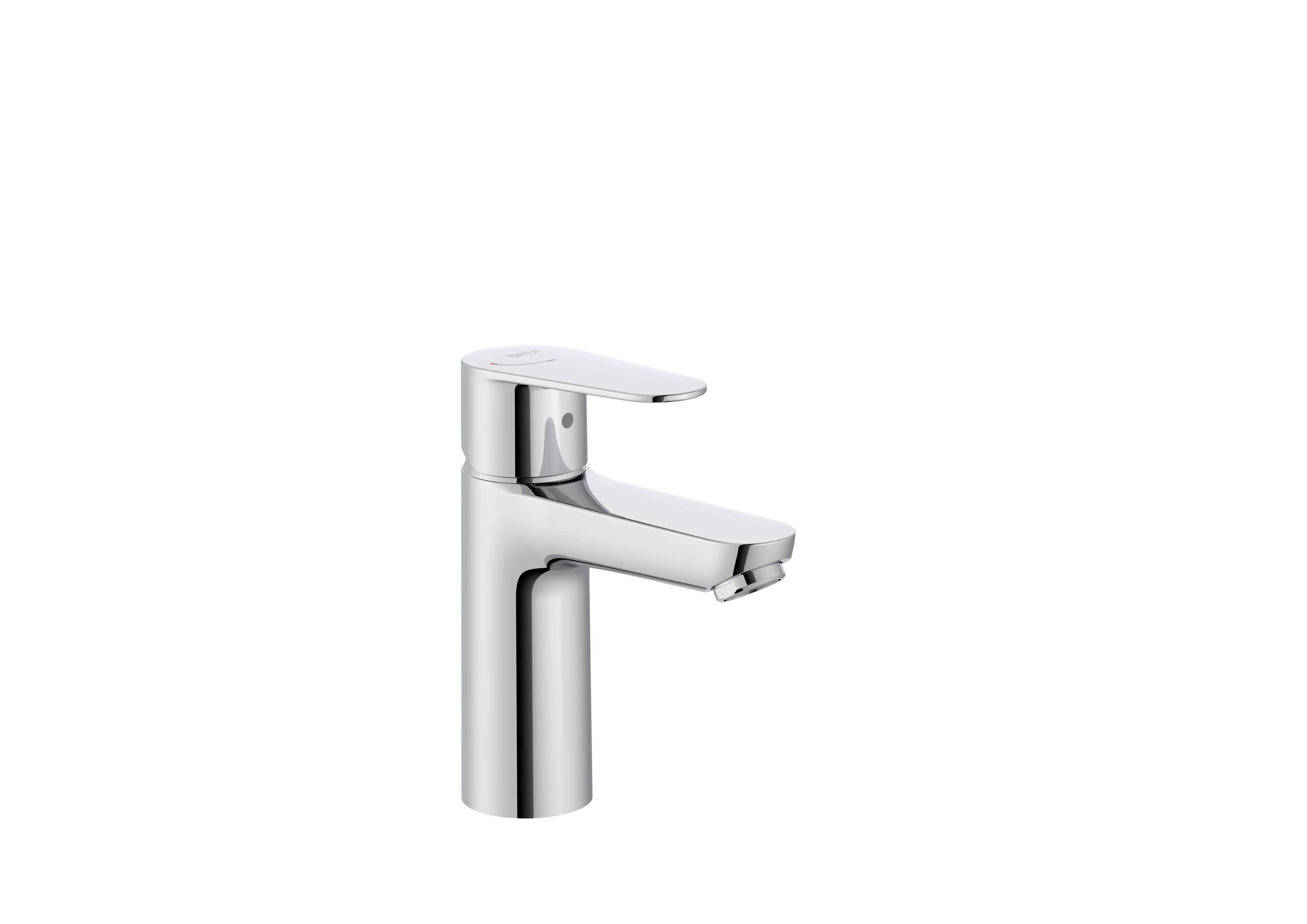 Baterii sanitare - Baterie lavoar Roca A5A3B4FC00, Victoria Plus, tip comanda monocomanda, marime m, tip instalare pe lavoar, crom