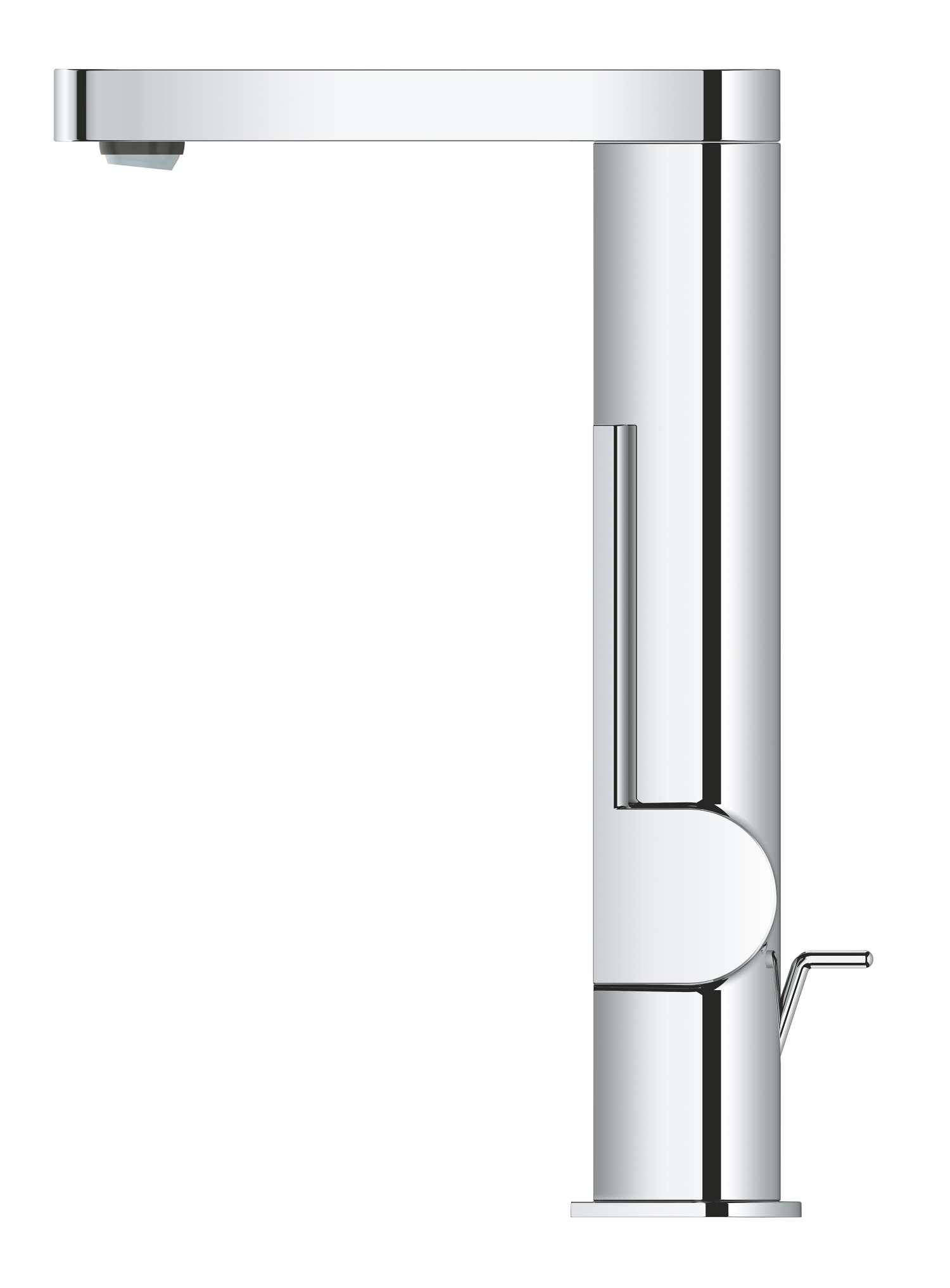 Baterie lavoar Grohe 23851003, Plus, tip comanda monocomanda, tip instalare pe lavoar, pe blat, crom [4]