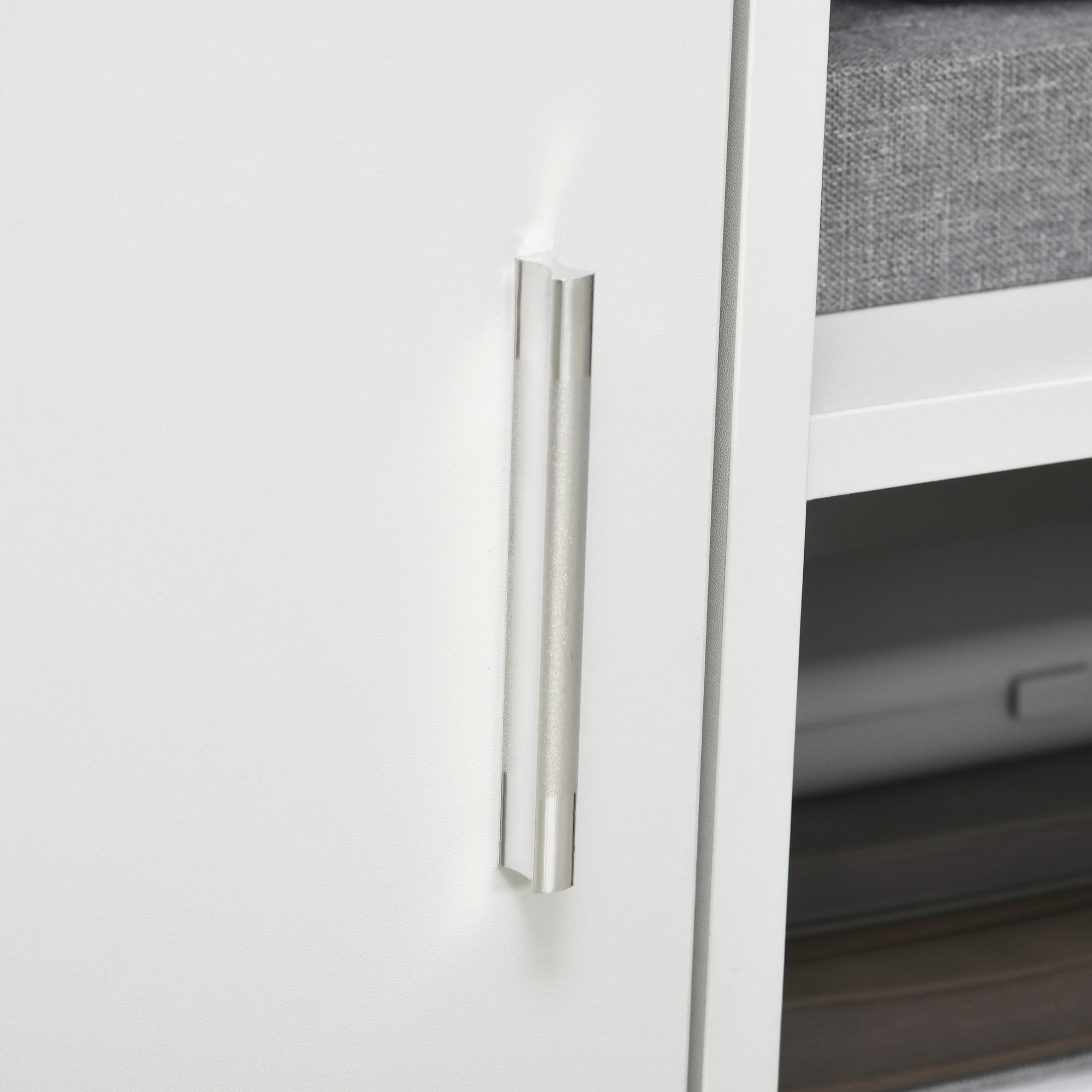  Dulap Imprimanta - Alb 60×50×65,5 cm cu Rafturi & Spatiu Depozitare [7]