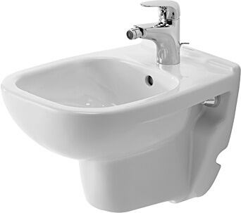 Bideu Duravit 22371500002, D-Code, montaj suspendat, preaplin, zona montaj interior, seria D-Code, alb [0]