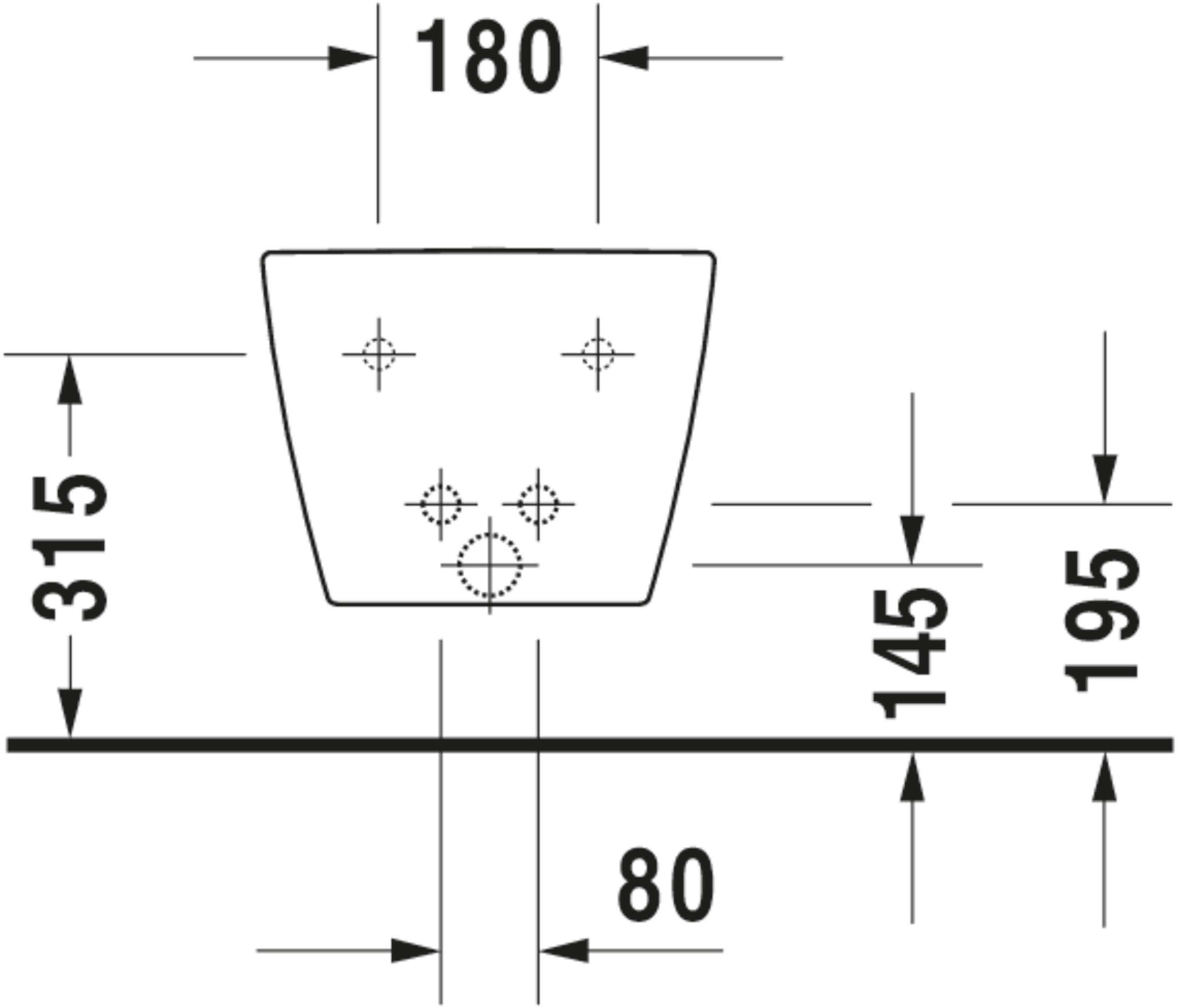 Bideu Duravit 2290150000, Me by Starck, montaj suspendat, zona montaj interior, elemente fixare ascunse, alb [6]