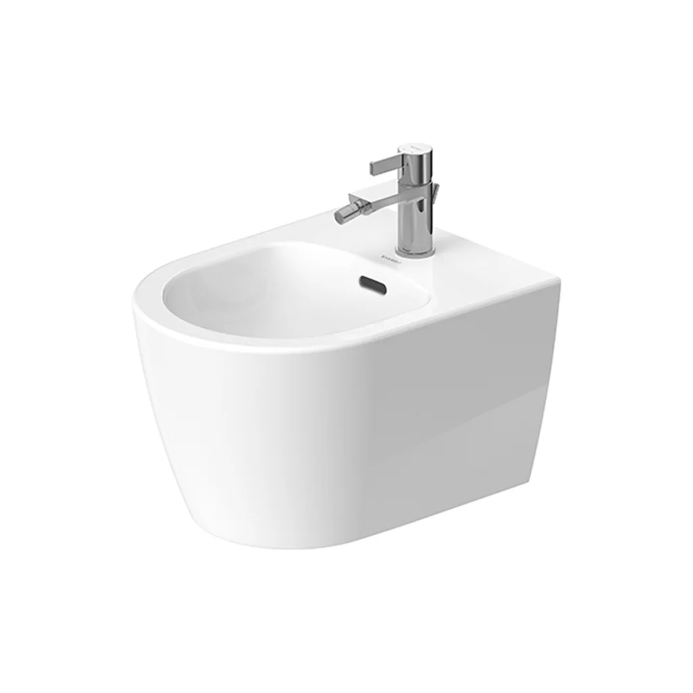 Baie - Bideu Duravit 2298150000, Soleil, montaj suspendat, preaplin, zona montaj interior, seria Soleil, alb