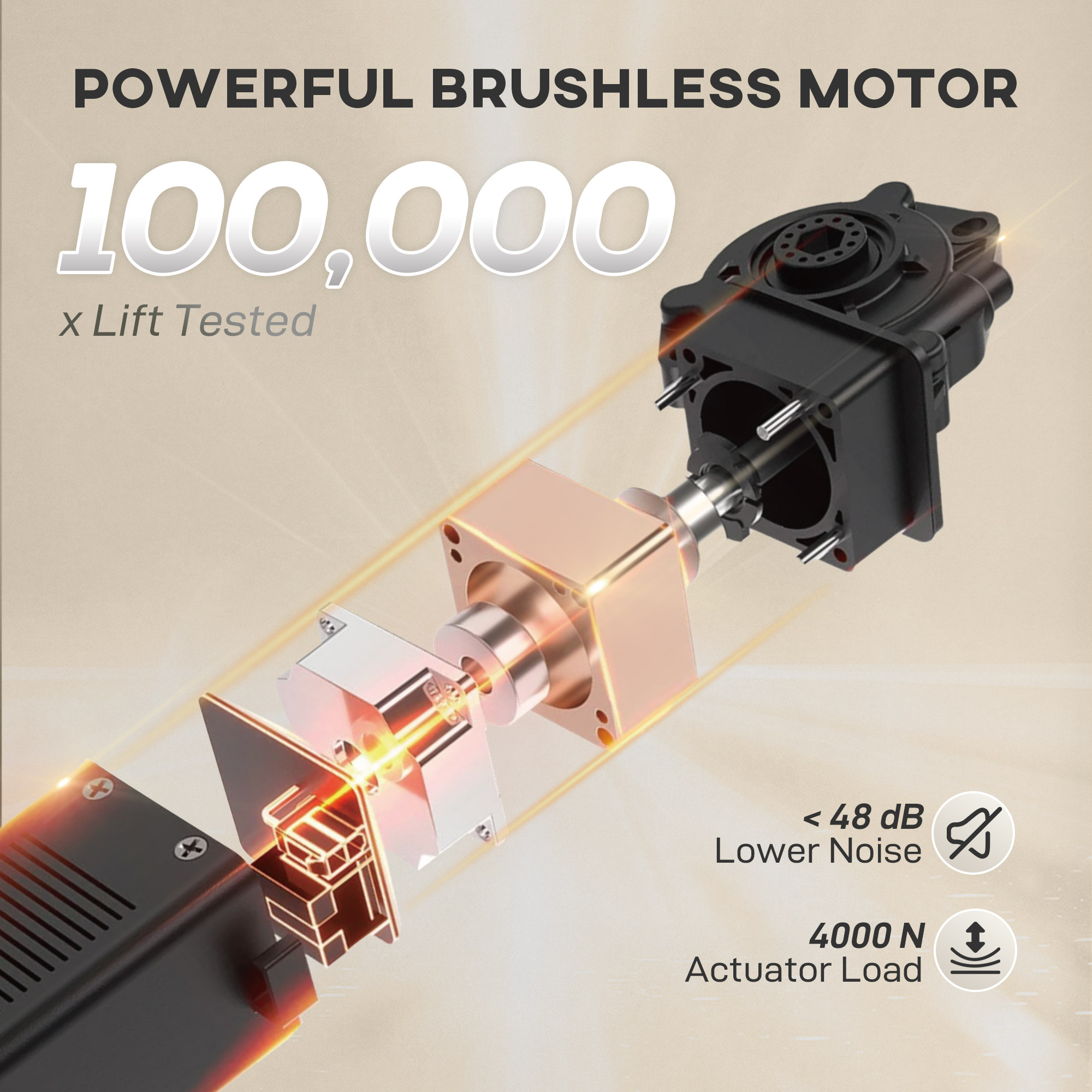  Fotoliu Reclinabil cu Suport pentru Picioare, incalzire, 8 Puncte de Masaj si 5 Modalitati, Catifea, Bej [3]