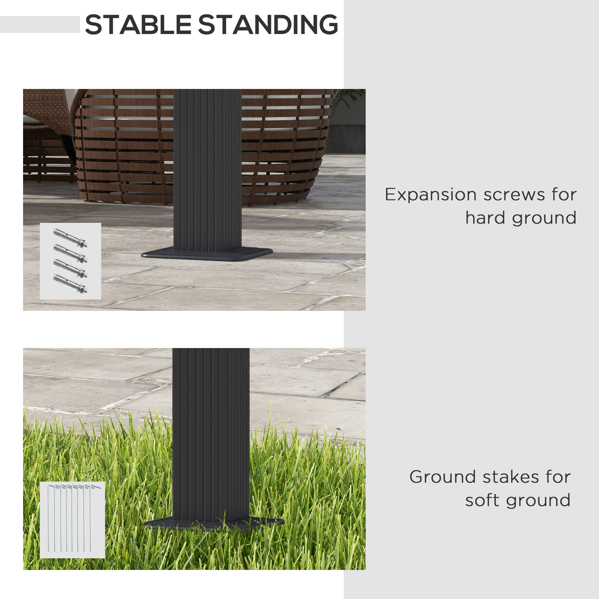  Pergola cu Acoperis Retractabil de 3 x 4 (m) [5]