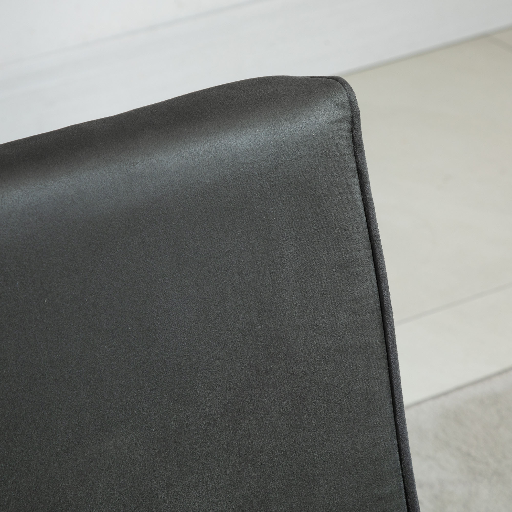  Fotoliu Pat Gri inchis - Transformabil cu Microfibra Moale [8]