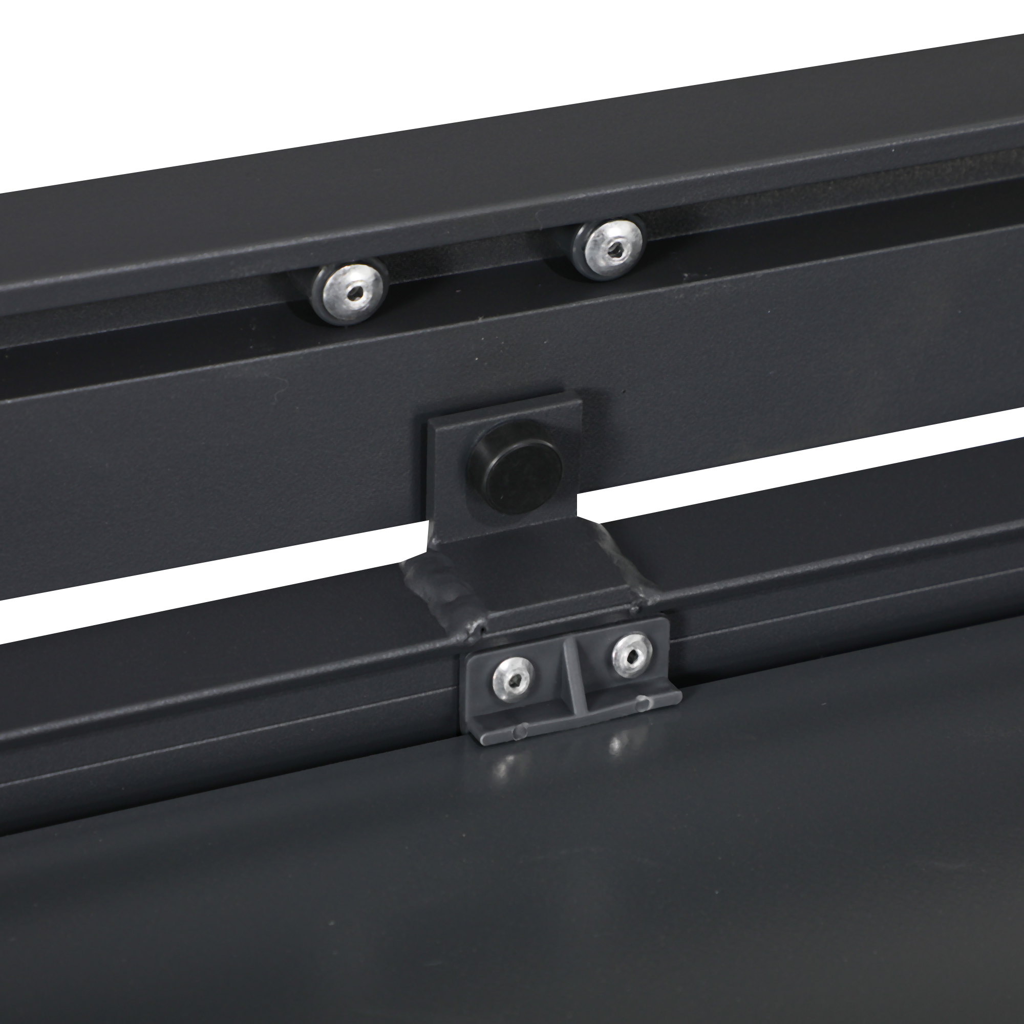  Set de Gradina din Aluminiu 7 Piese cu Masa Dreptunghiulara Extensibila si 6 Scaune de Exterior cu Sezuta din Plasa Respirabila, Gri [8]