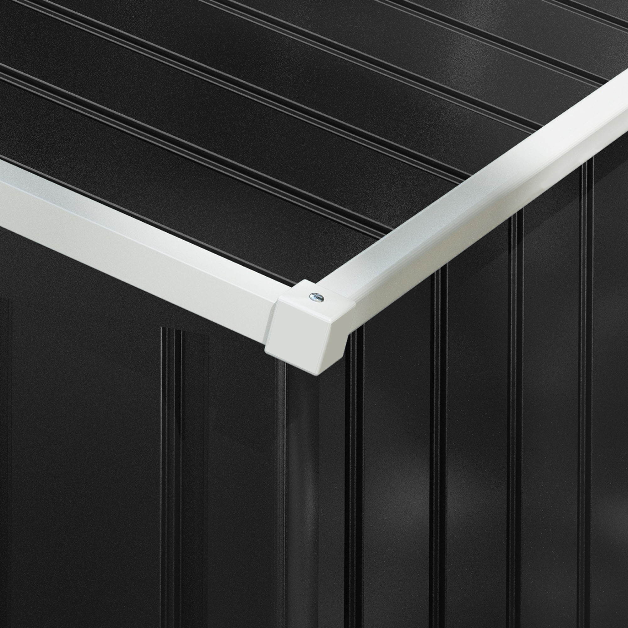  Magazie de depositare Gradina cu 2 usi Glisante de ventilatie, Otel [7]