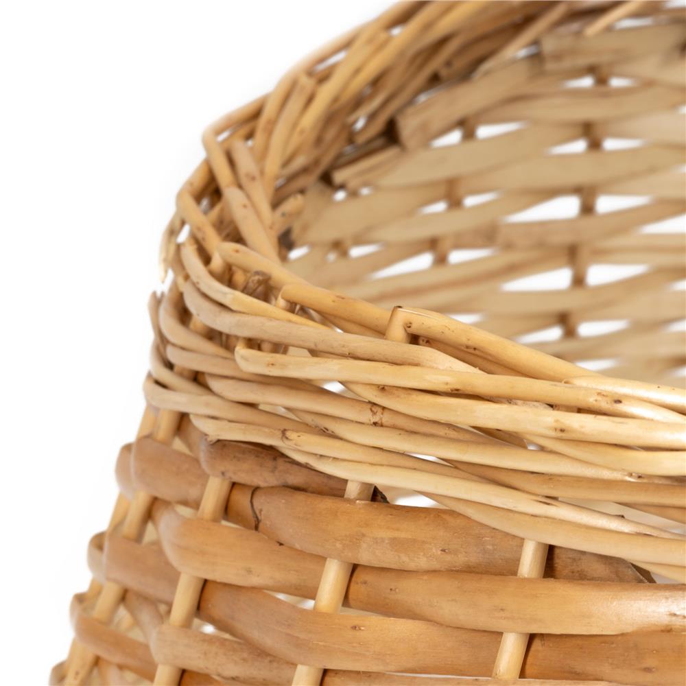 Protectie suport brad Craciun din impletitura, 58x24 cm, maro deschis [11]