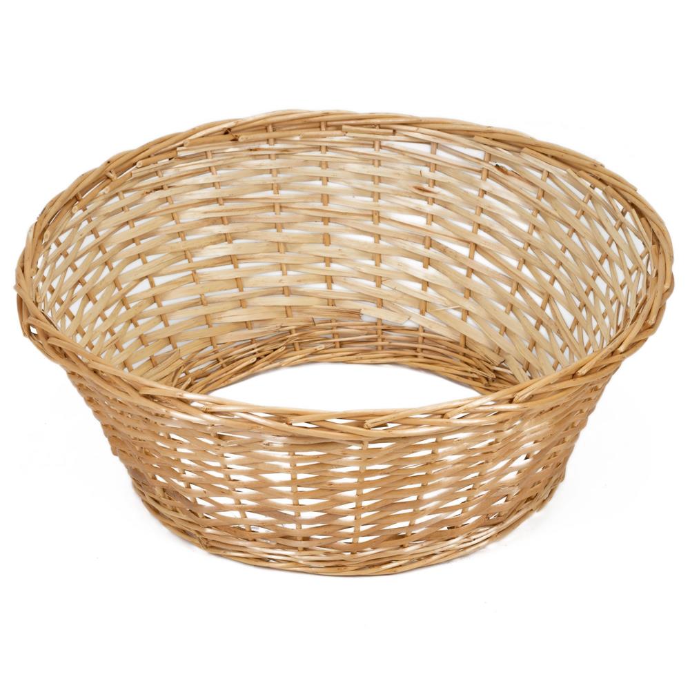 Protectie suport brad Craciun din impletitura, 58x24 cm, maro deschis [12]