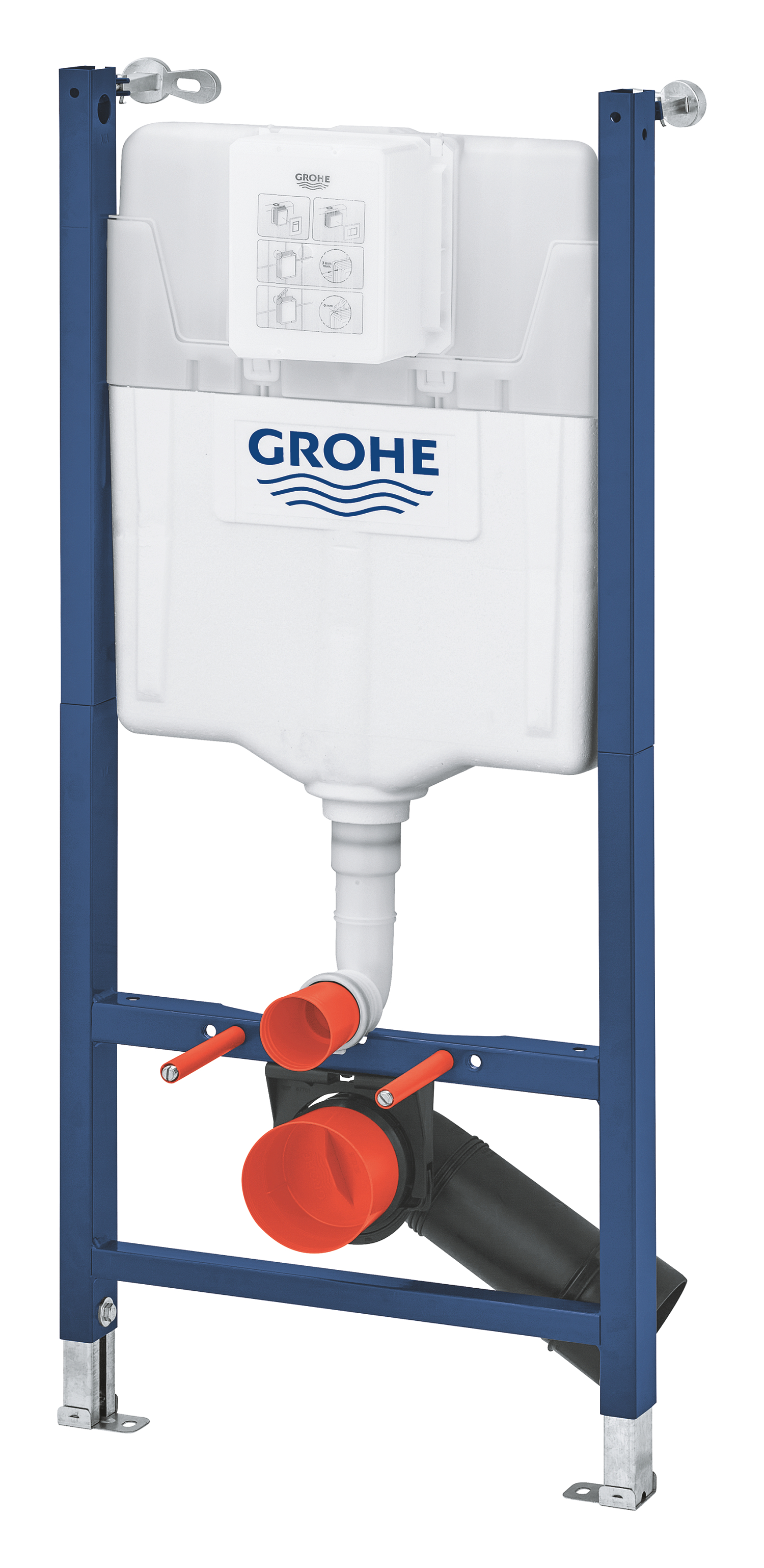 Set rezervor Grohe 38939000, Cadru 2in1 Rapid SL, tip instalare incastrat, tip placare uscata, numar moduri spalare 2 [1]
