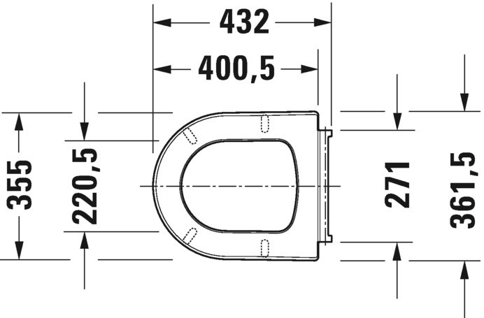 Capac WC Duravit 0020190000, ME by Starck, pentru wc, capac softclose, eliberare rapida, suprafata antiaderent, alb [10]
