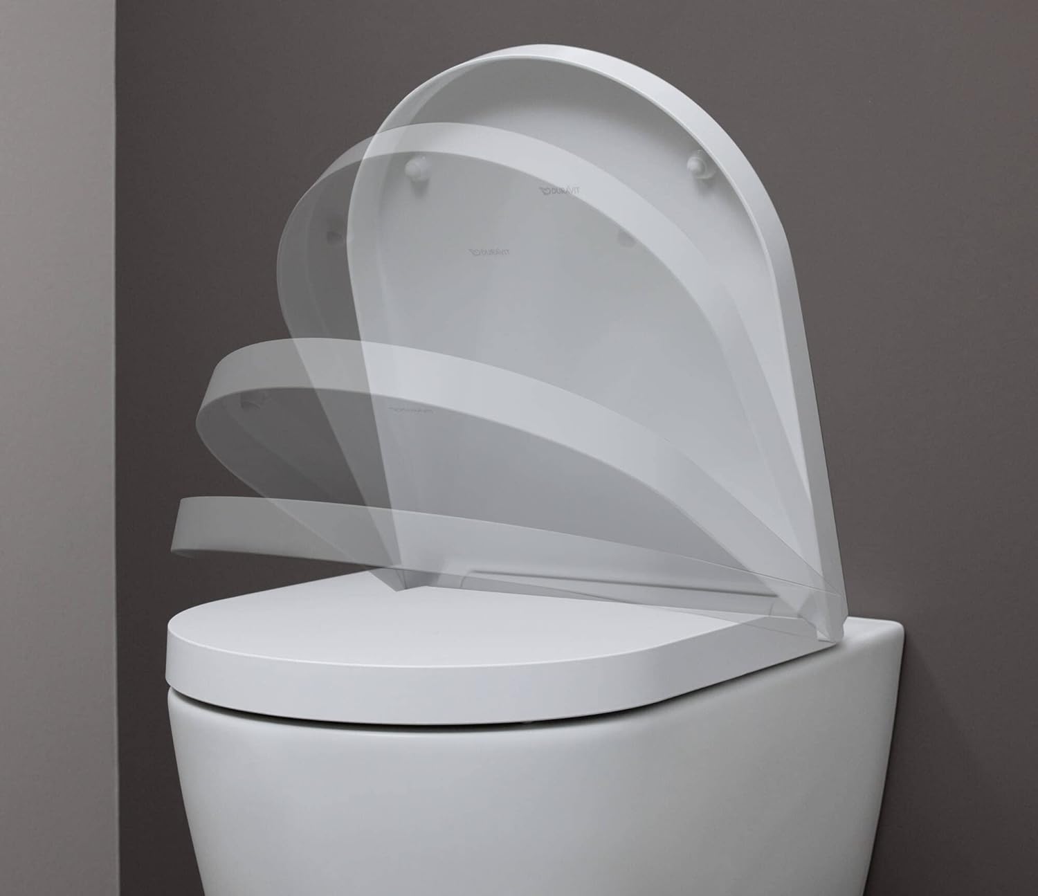 Capac WC Duravit 0020190000, ME by Starck, pentru wc, capac softclose, eliberare rapida, suprafata antiaderent, alb [4]