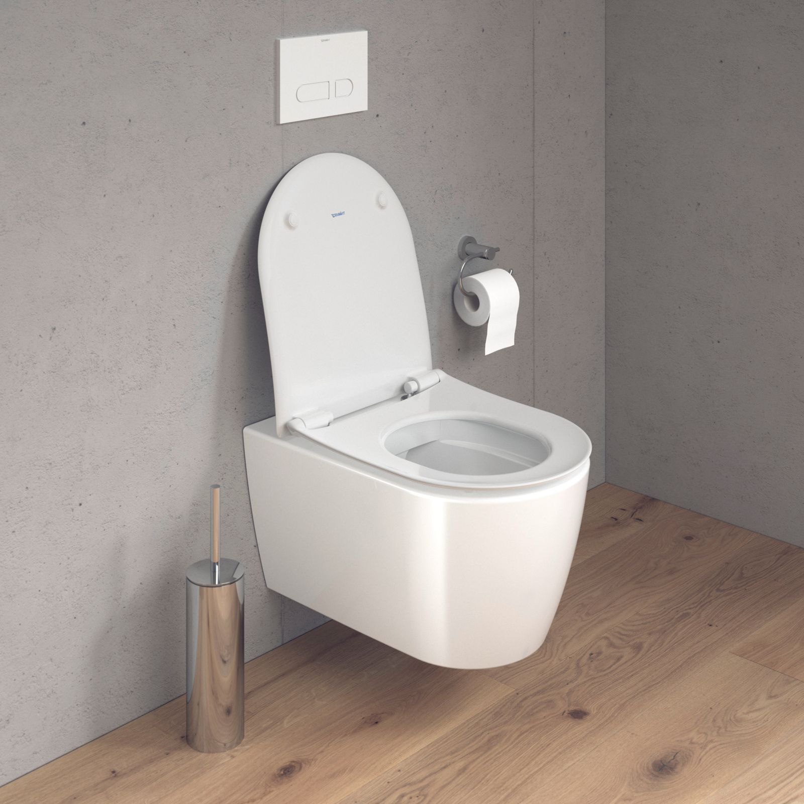 Capac WC Duravit 0026490000, Soleil by Starck, pentru wc, capac softclose, slim, eliberare rapida, alb [6]