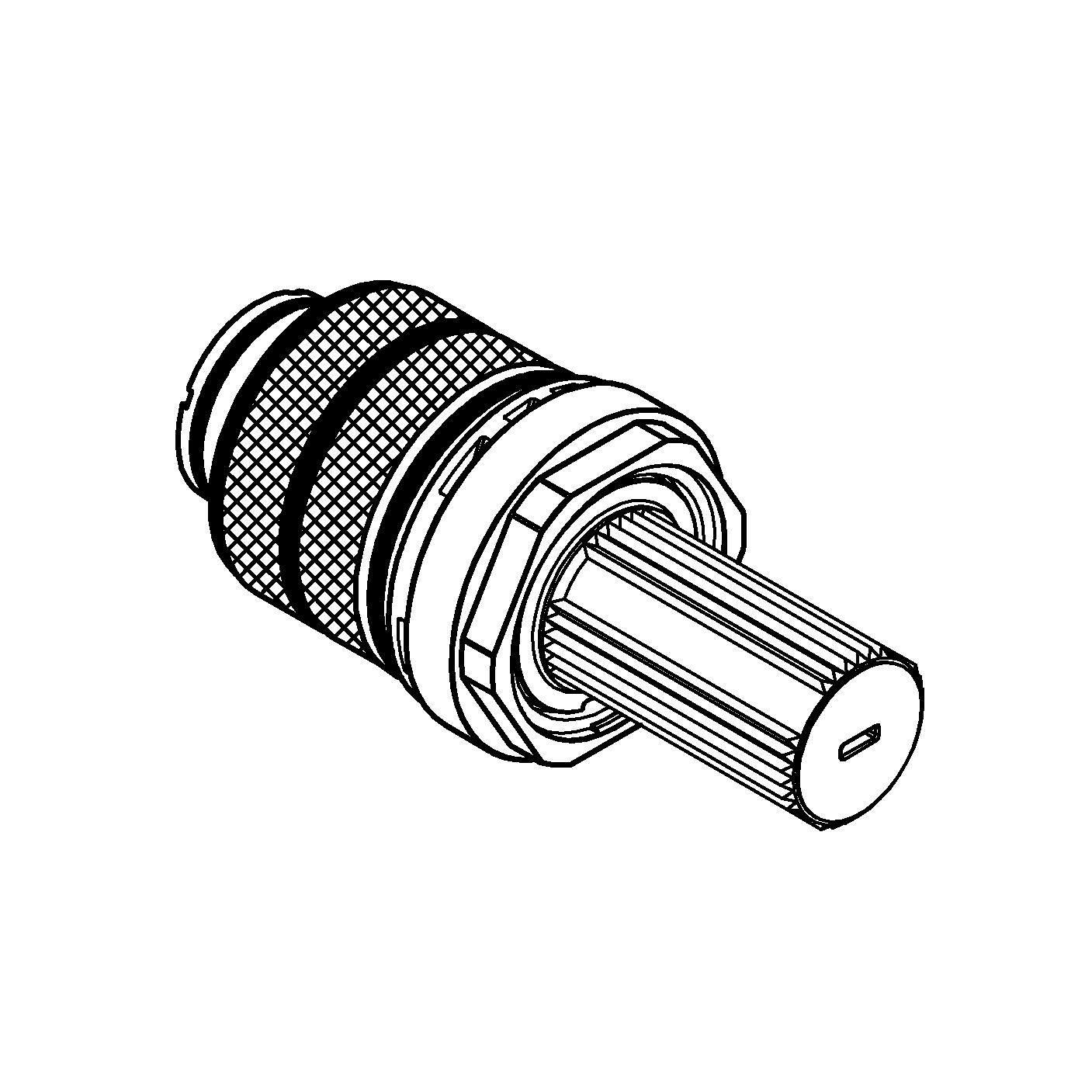 Cartus Grohe 46989000, comanda baterie dubla comanda, tip baterie baterie cada, baterie dus, dimensiune mm 50 [1]