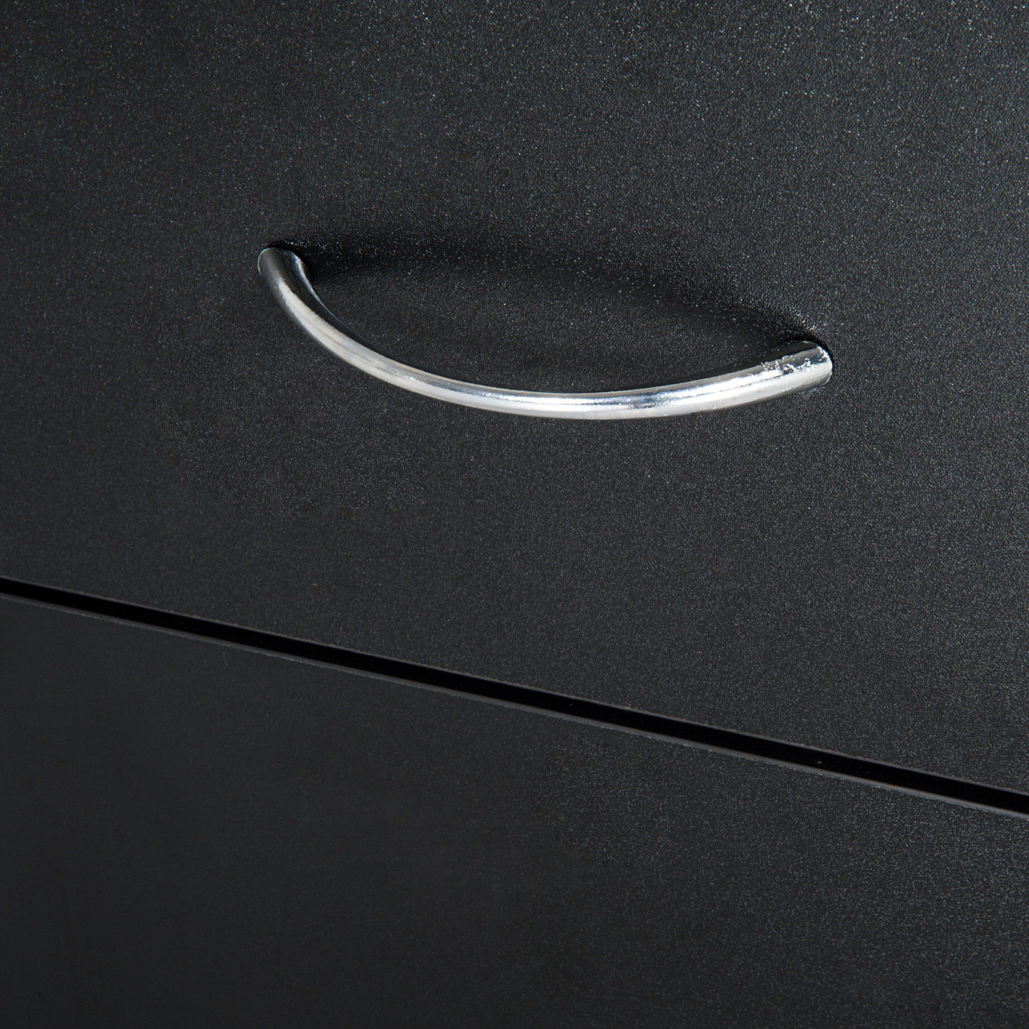  Comoda pe Rotite pentru Birouin Lemn, 41x39x58cm, Negru [6]