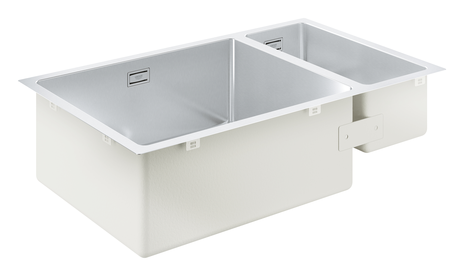 Chiuveta bucatarie Grohe 31575SD1, bucatarie K700, montaj pe blat, sub blat, in blat, tip incastrare stanga, crom [1]