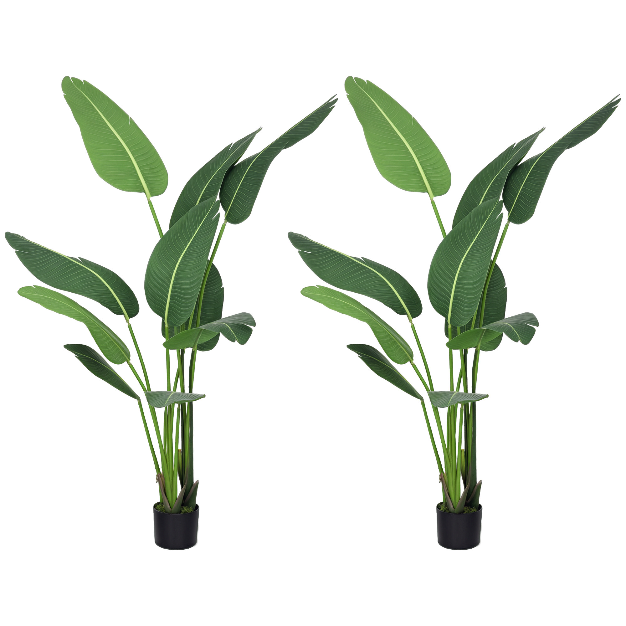 Living & hol -  Palmierul Calatorilor Artificial Cu Ghiveci, 5m