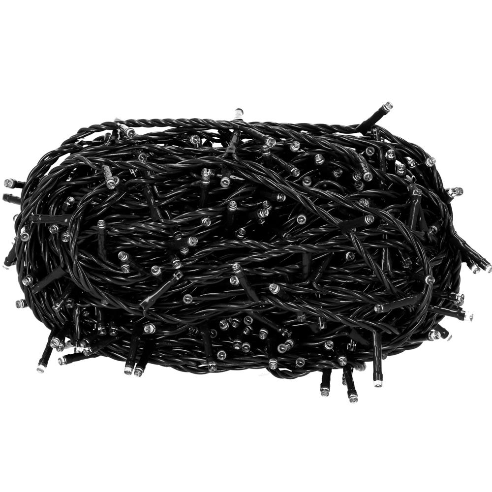 Instalatie luminoasa LED 41,5 m, 500 LED, IP44, pentru interior si exterior, alb rece + albastru flash [13]