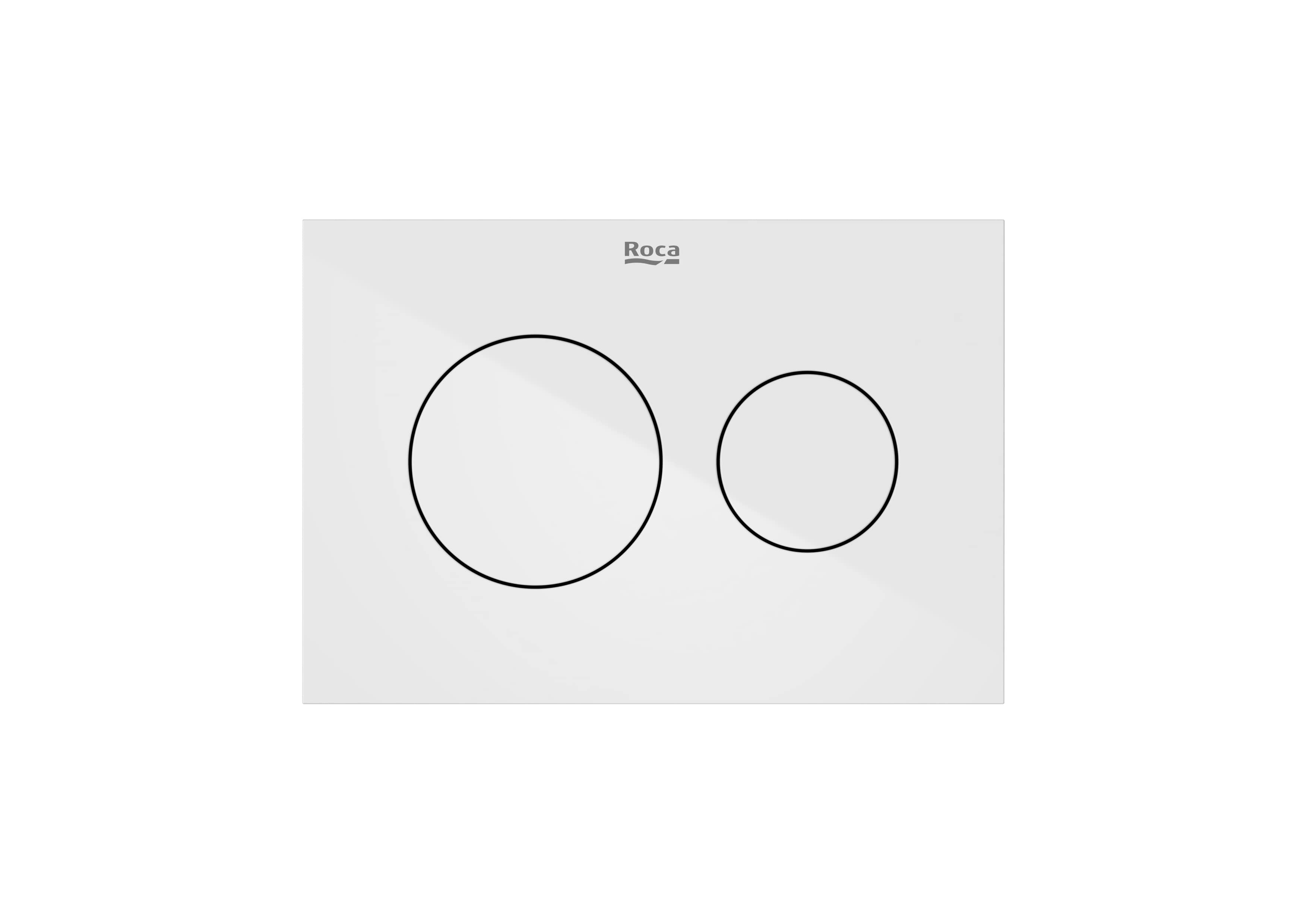 Clapete de actionare - Clapeta actionare Roca A890223300, Dublo S, pentru toaleta, tip instalare orizontala, pentru tip rezervor incastrat, alb