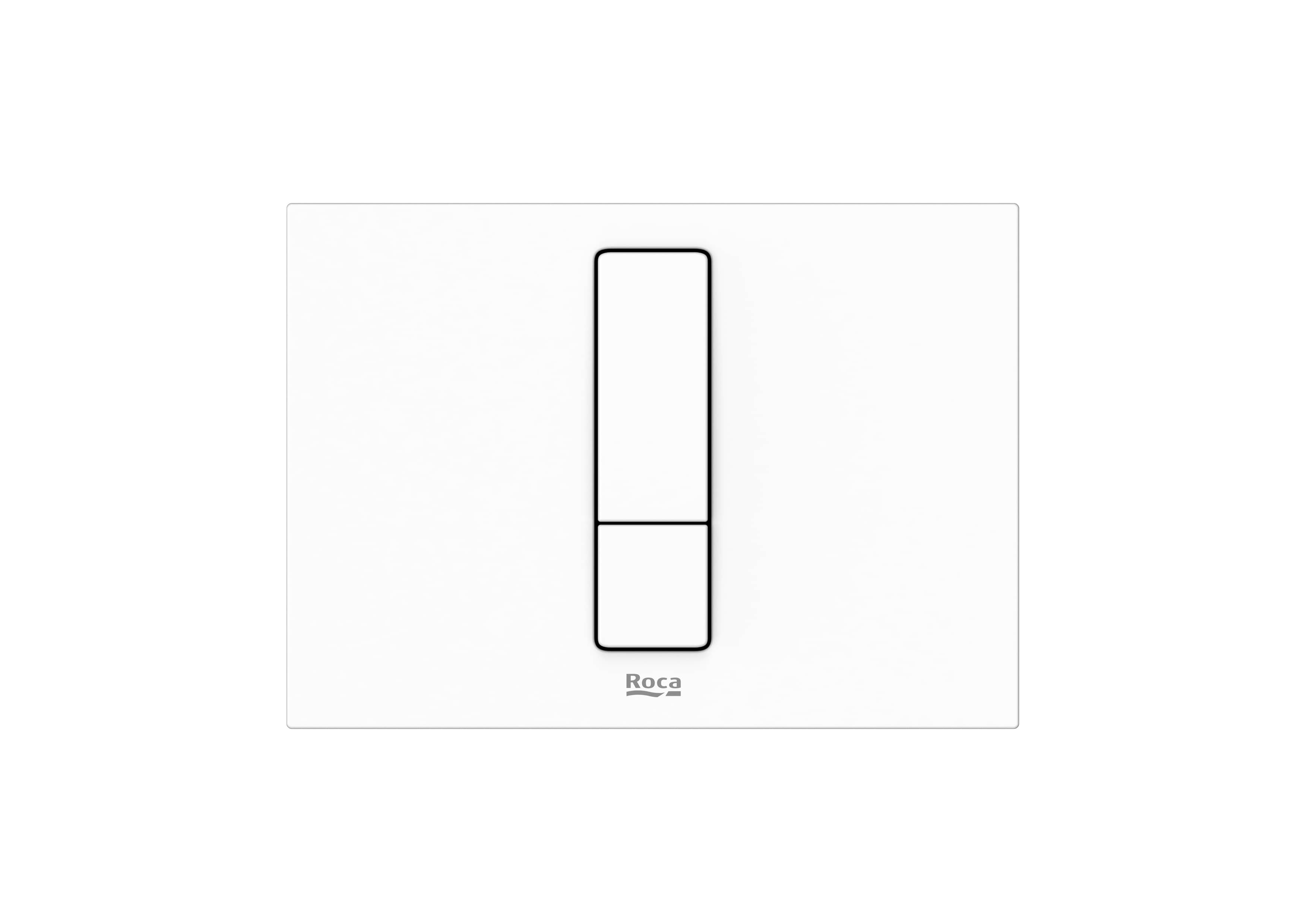 Clapete de actionare - Clapeta actionare Roca A890221300, Duplo S, pentru toaleta, tip instalare orizontala, pentru tip rezervor incastrat, alb