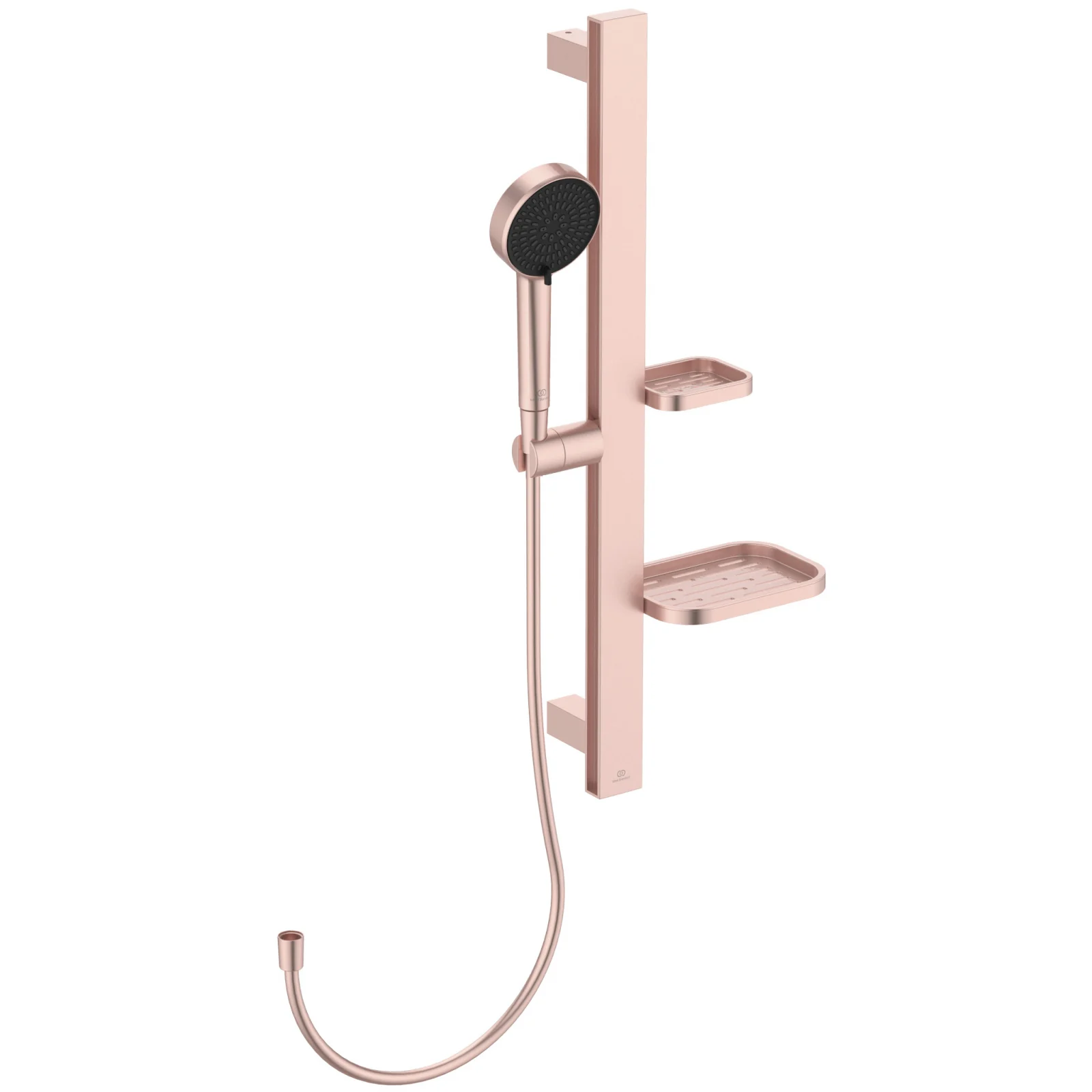 Baie - Set de dus cu bara 60 cm Ideal Standard Alu+ rose mat 2 functii din aluminiu