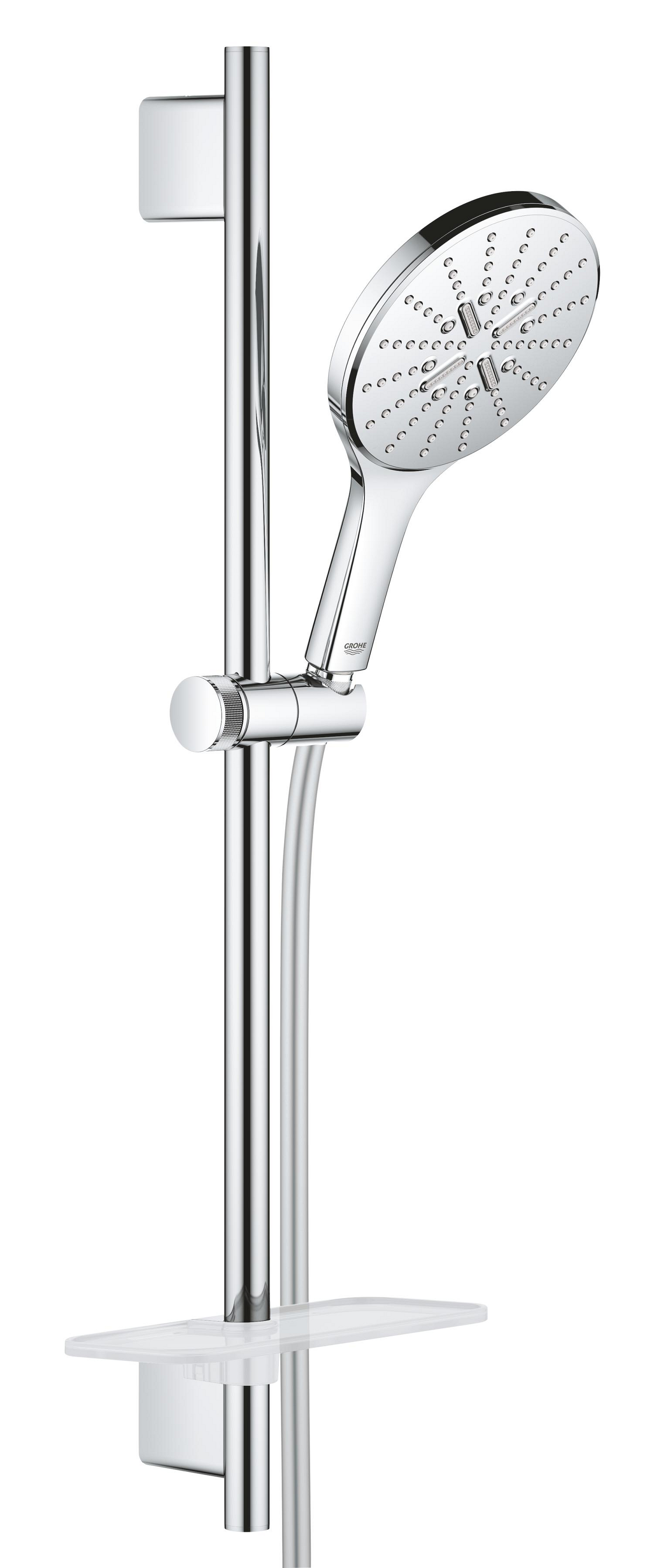 Baie - Coloana de dus Grohe 26592000, dus SmartActive, montaj aparent, numar functii para dus 3, lungime furtun m 1.75, crom