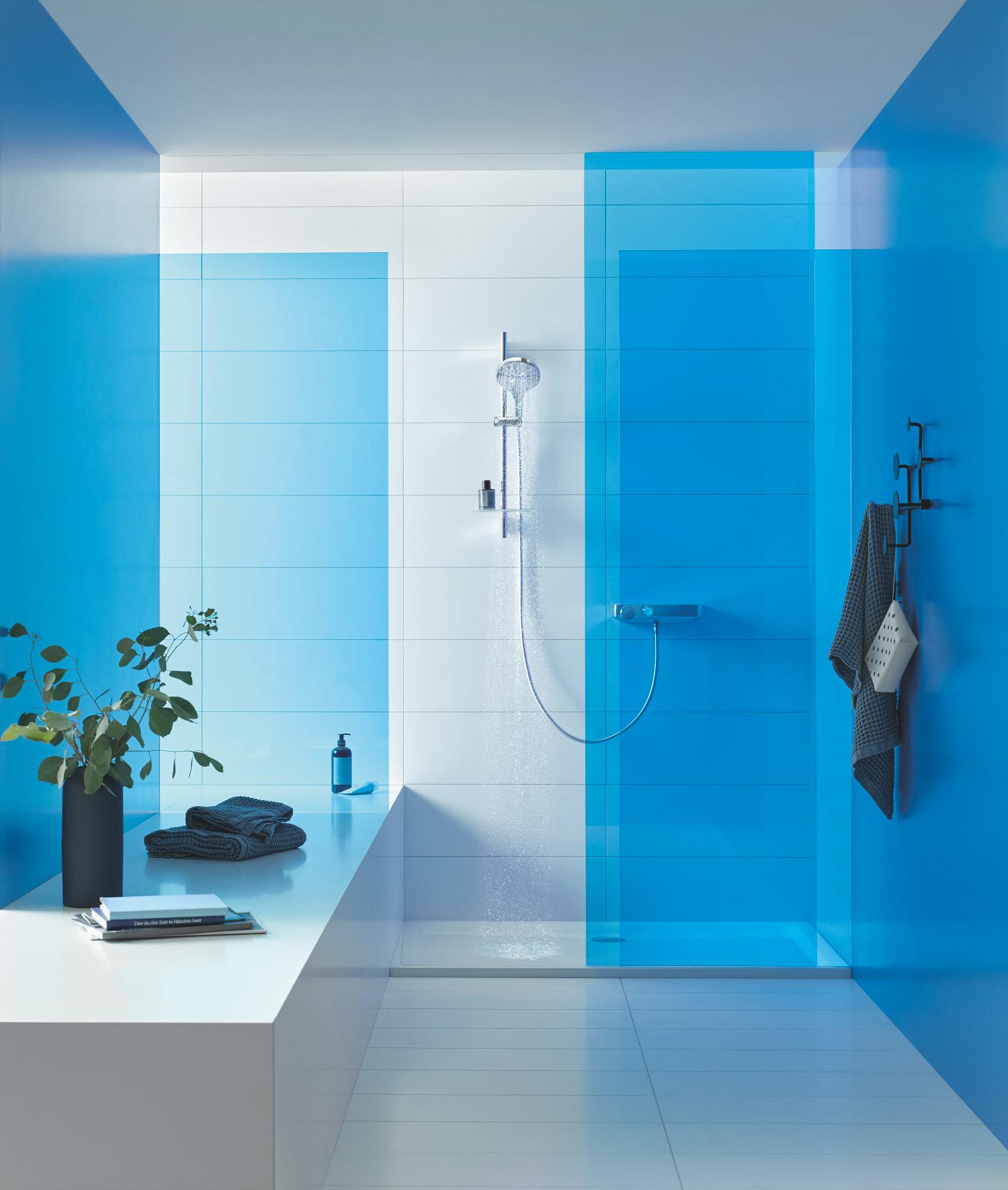 Coloana de dus Grohe 26592000, dus SmartActive, montaj aparent, numar functii para dus 3, lungime furtun m 1.75, crom [6]