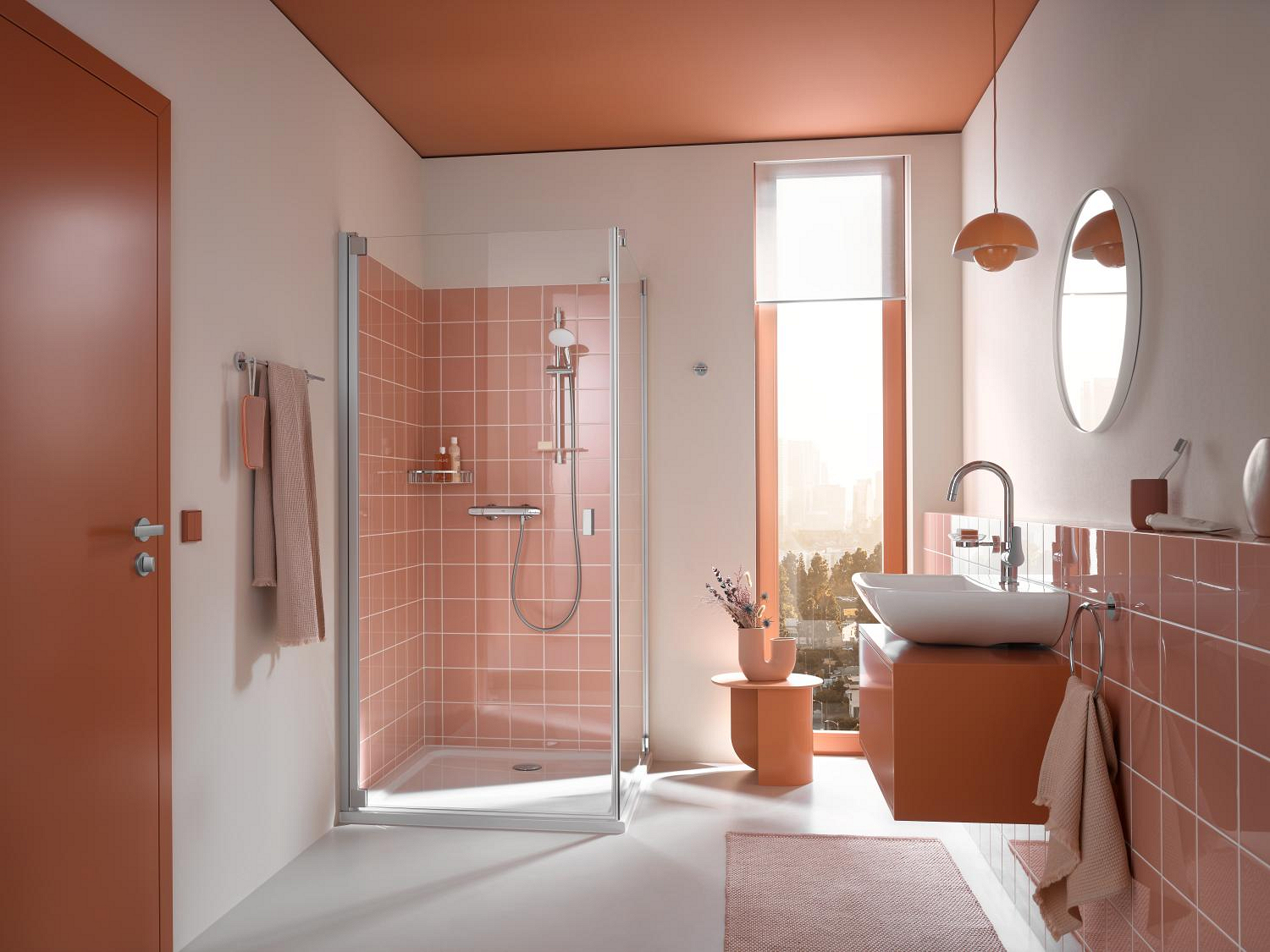 Coloana de dus Grohe 27926003, dus Tempesta 110, montaj aparent, numar functii para dus 2, lungime furtun m 1.75, crom [6]