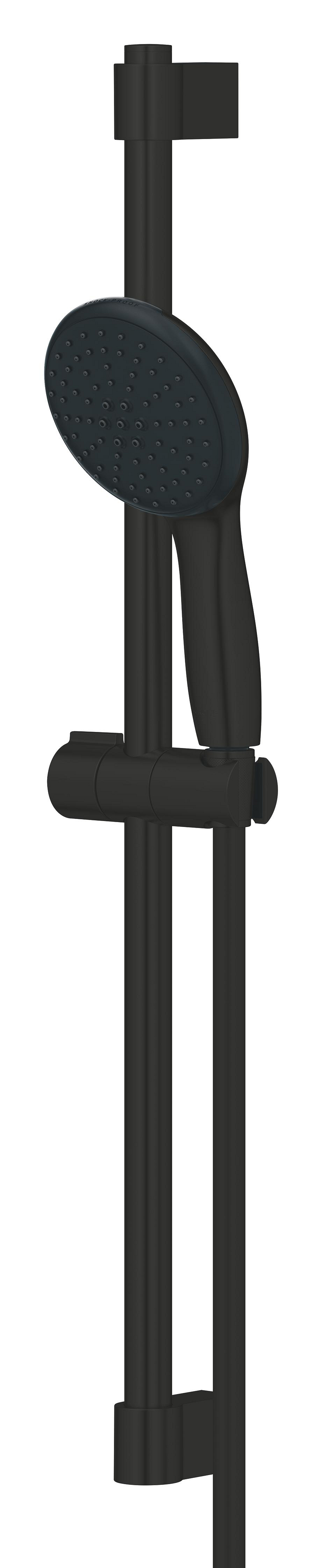 Coloana de dus Grohe 269152433, dus Tempesta 110, montaj aparent, numar functii para dus 2, lungime furtun m 1.75, negru [2]