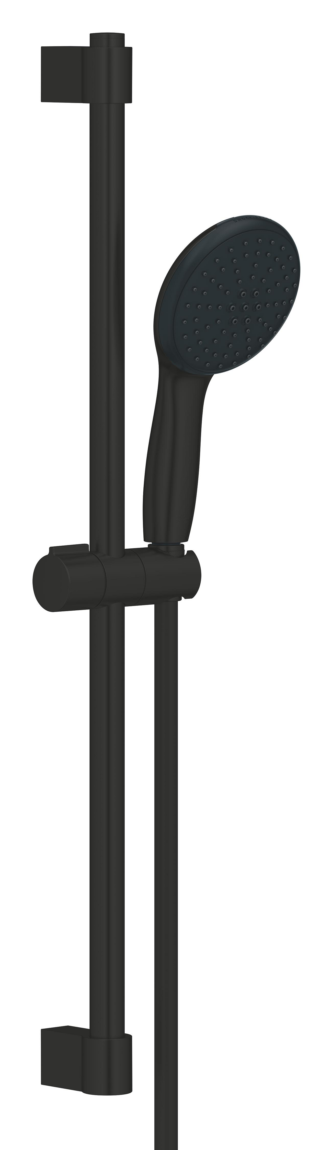 Baie - Coloana de dus Grohe 269152433, dus Tempesta 110, montaj aparent, numar functii para dus 2, lungime furtun m 1.75, negru