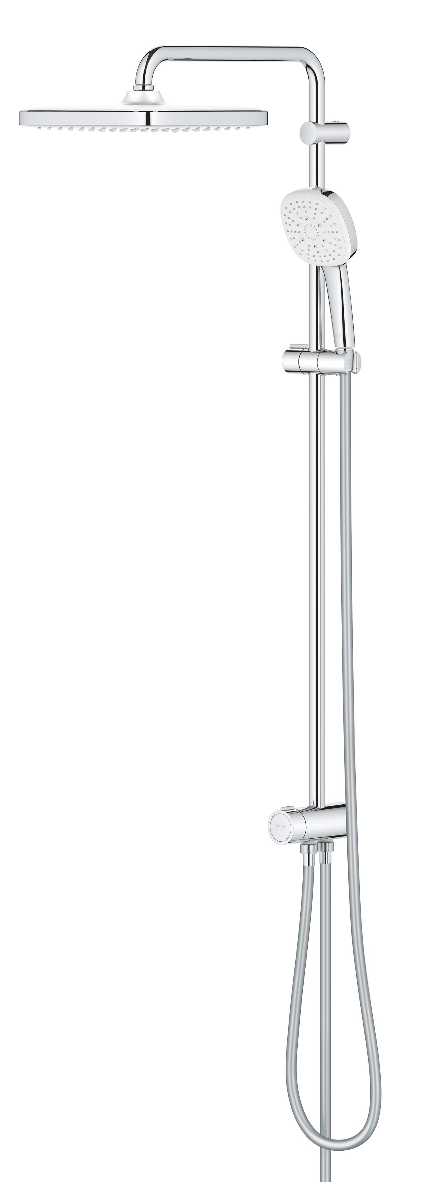 Coloana de dus Grohe 26694001, dus Tempesta Cube 250, montaj aparent, numar functii para dus 2, crom [2]