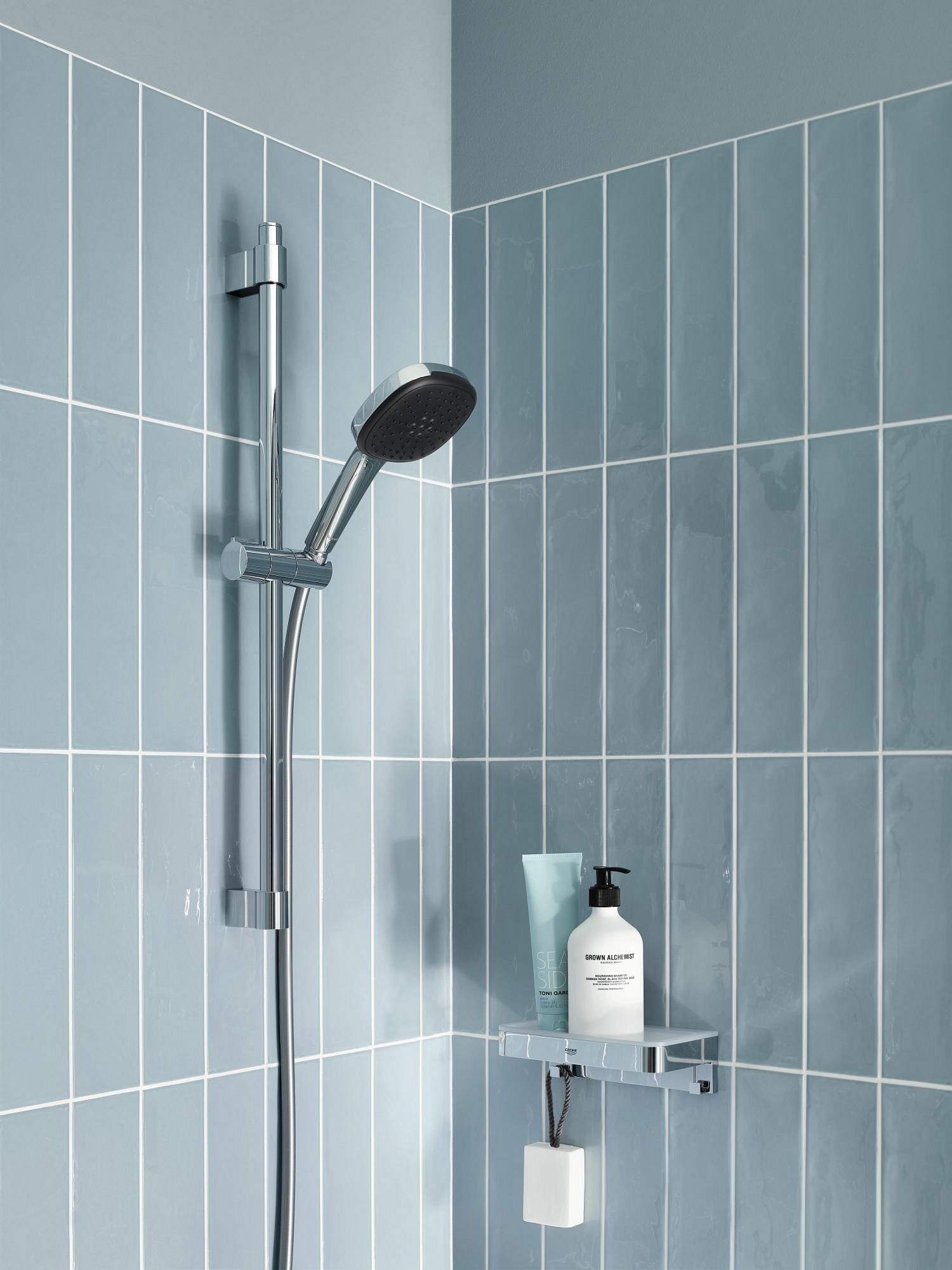 Coloana de dus Grohe 26398001, dus Vitalio Comfort 110, montaj aparent, numar functii para dus 2, crom [8]